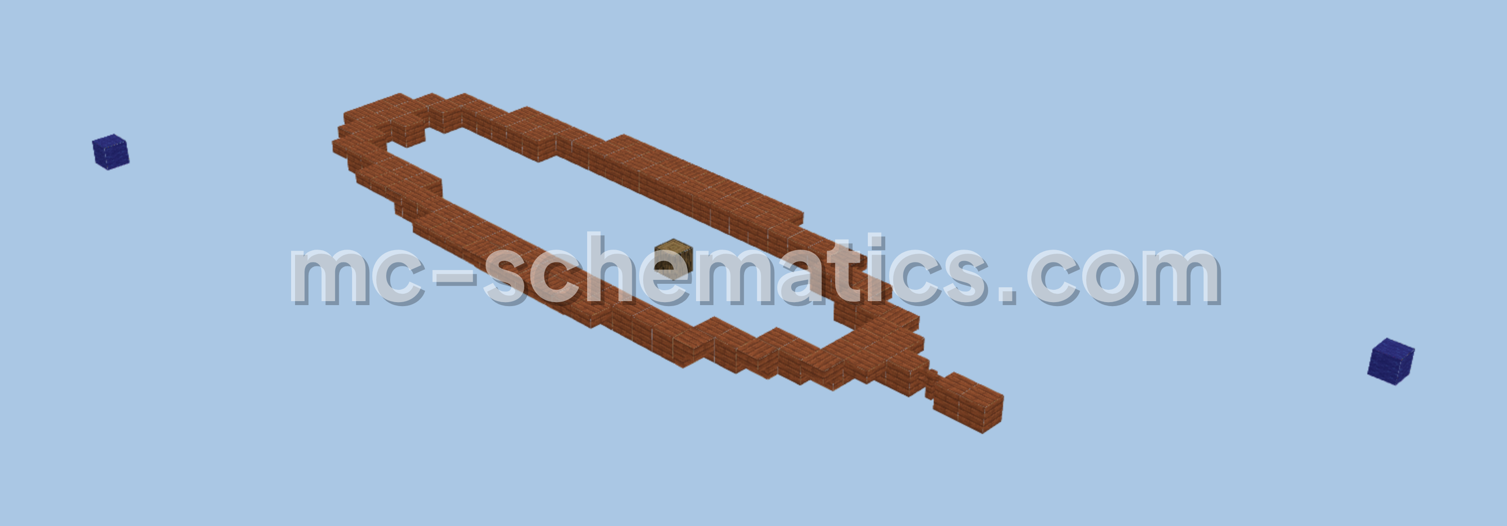 Intrepid 15th Century Carrack Ship Minecraft schematic preview