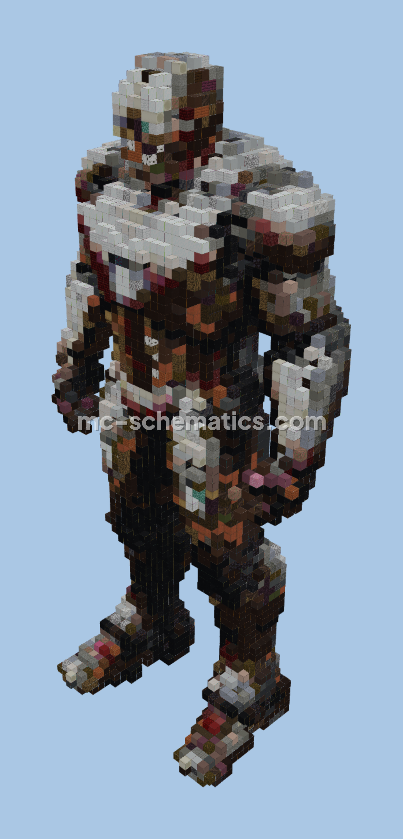 Iron Man Mark V Schematic Minecraft schematic preview