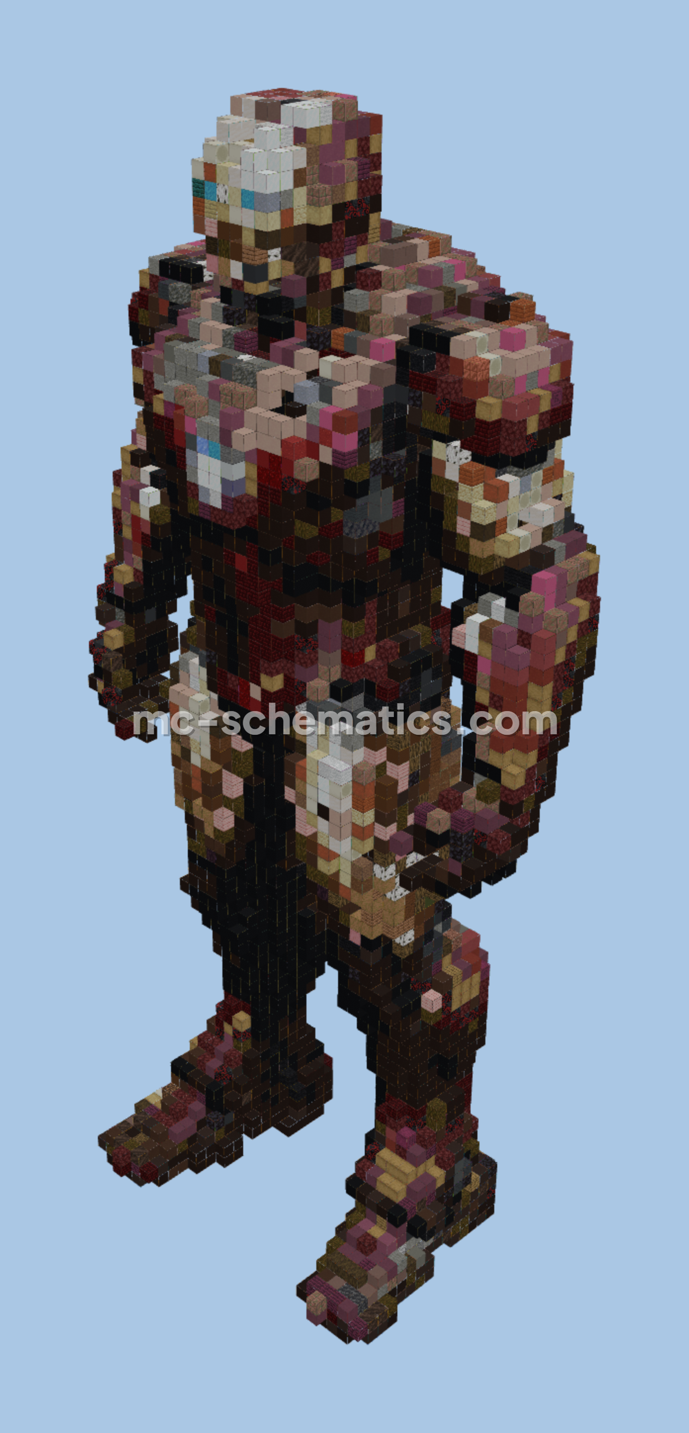 Iron Man Statue Minecraft schematic preview
