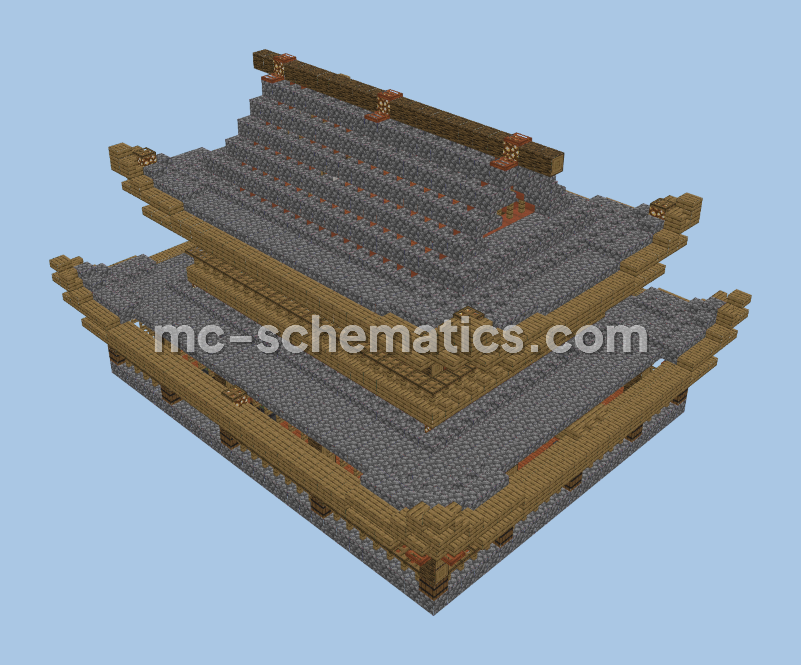 Japanese Style House Structure Minecraft schematic