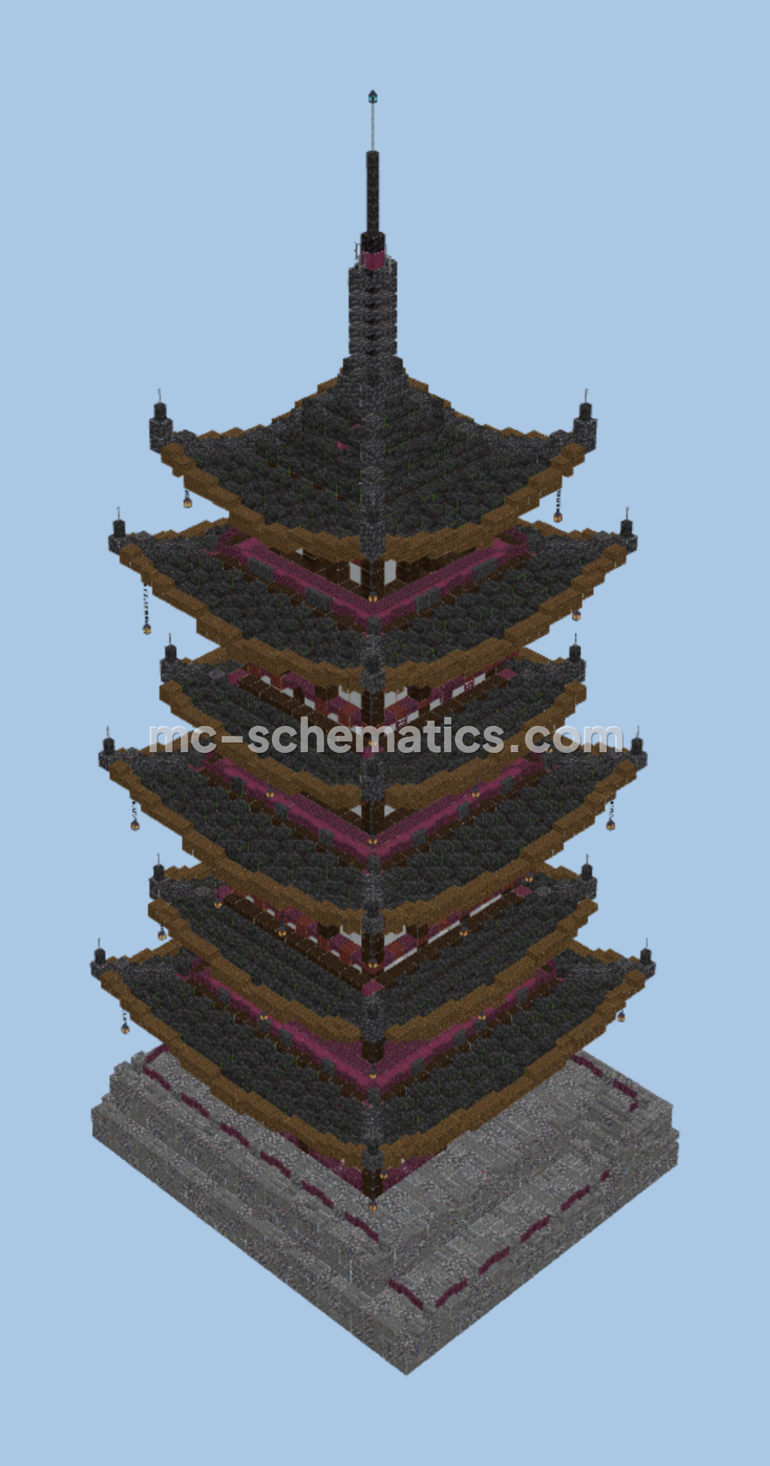 Japanese Style Shrine Minecraft schematic