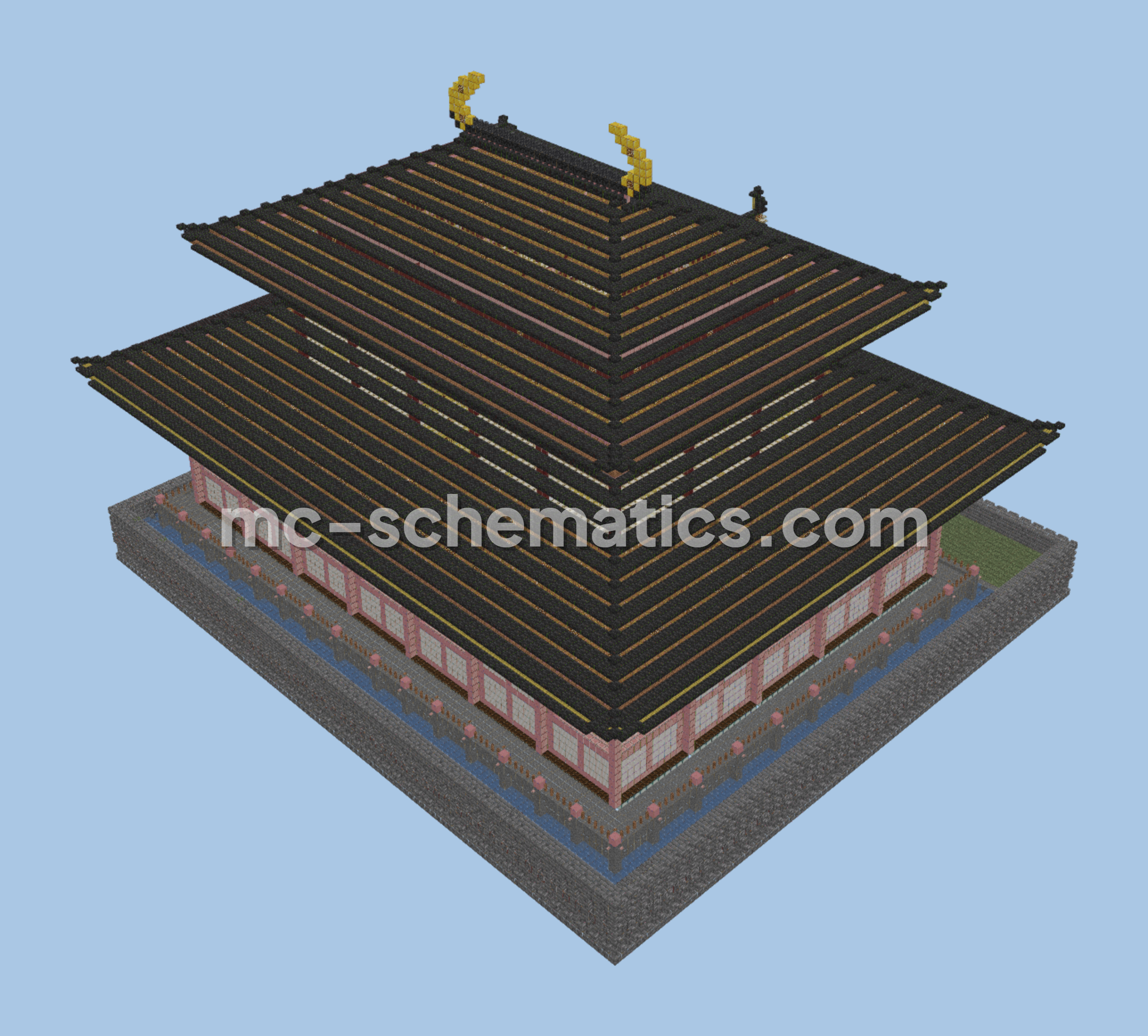 Japanese Todaiji Temple Build Minecraft schematic
