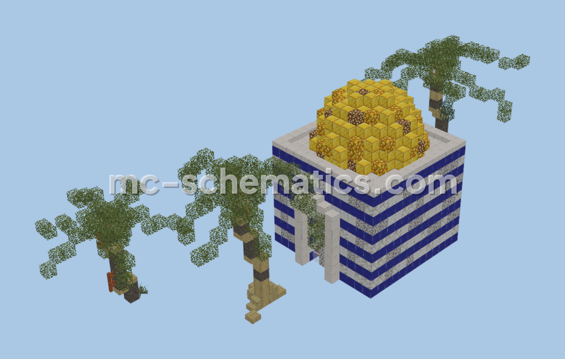 Jeffry Island Starter Base Minecraft schematic preview
