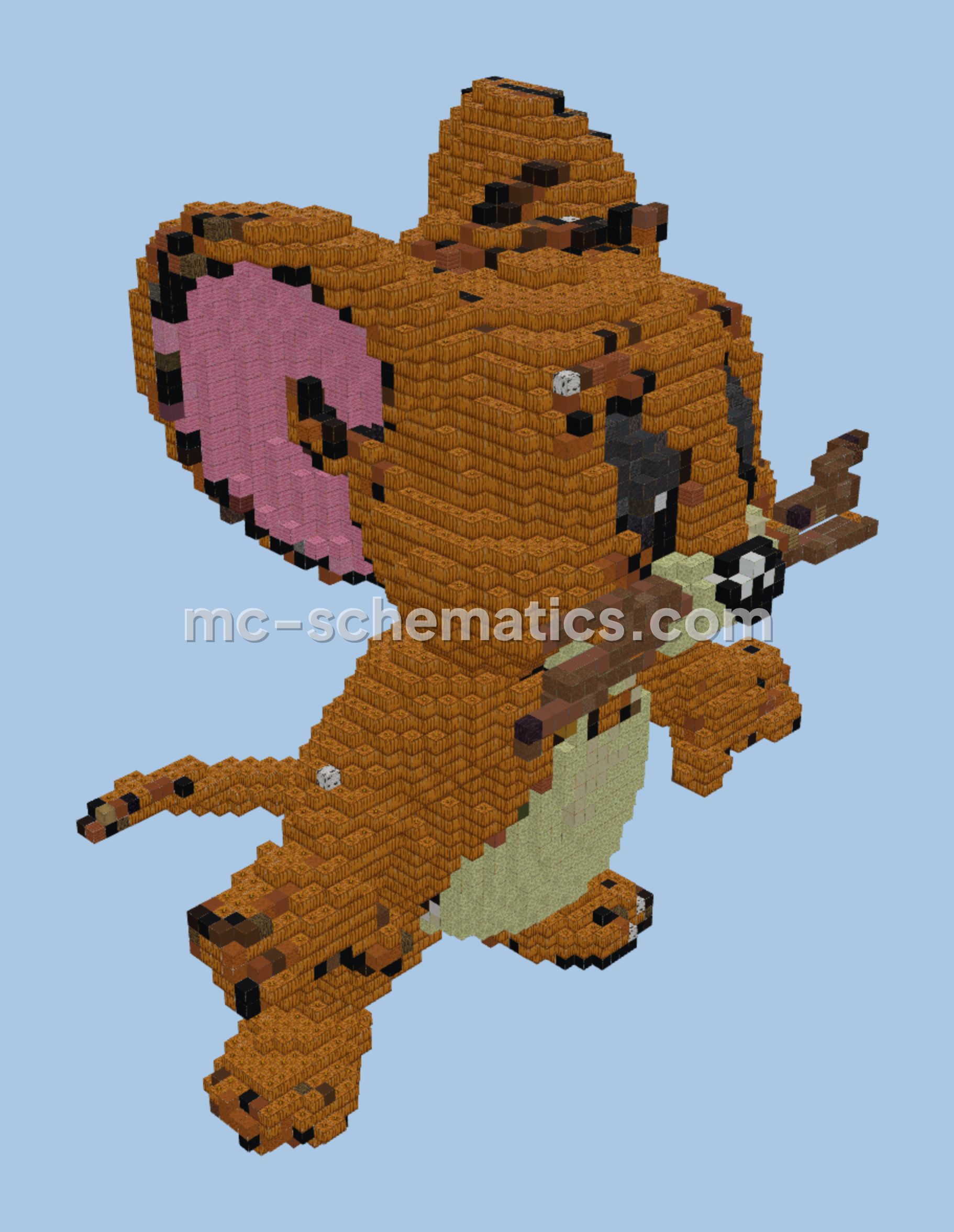 Jerry the Minecraft Build Minecraft schematic preview