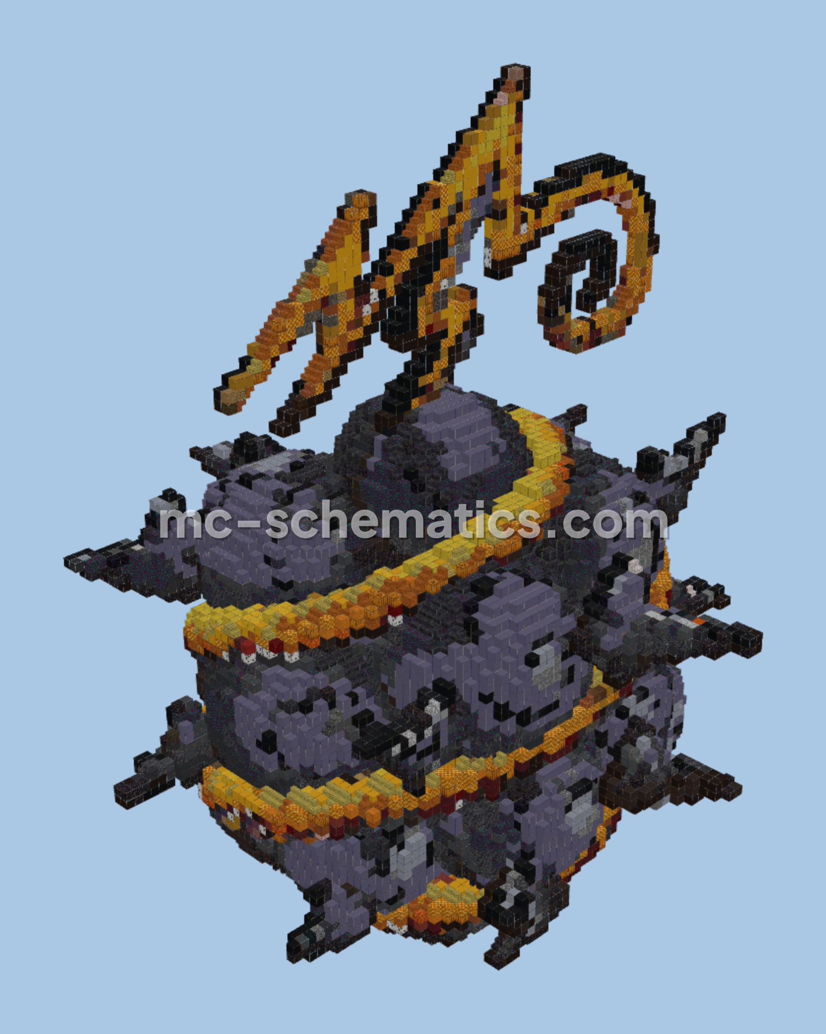 Jiki Jiki No Mi Games Structure Minecraft schematic