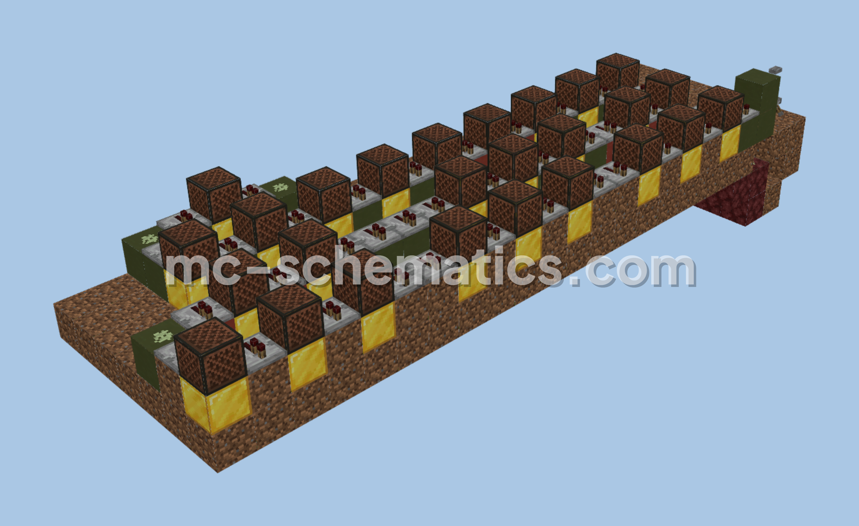 Jingle Bells Noteblock With Loop Minecraft schematic preview