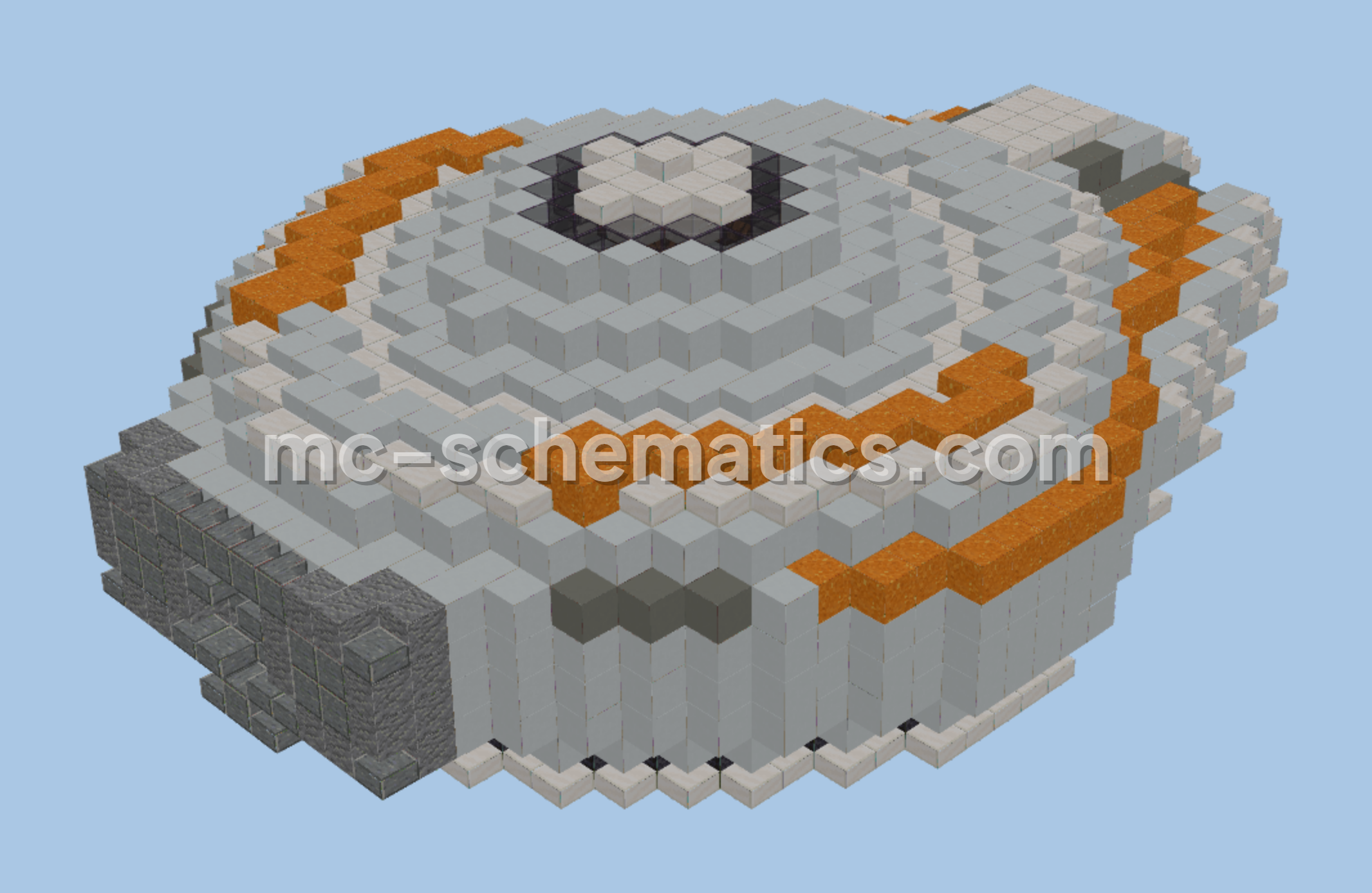 Jupiter Space Station Minecraft schematic preview