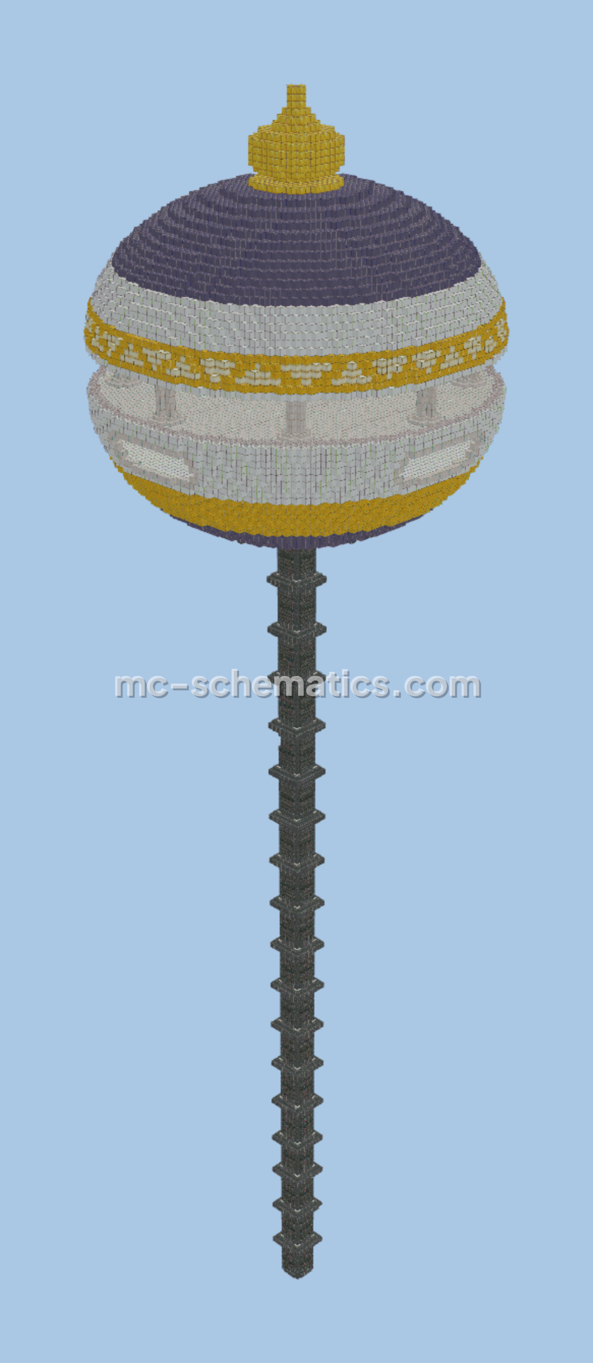 Karin's Tower Dragon Ball Structure Minecraft schematic preview