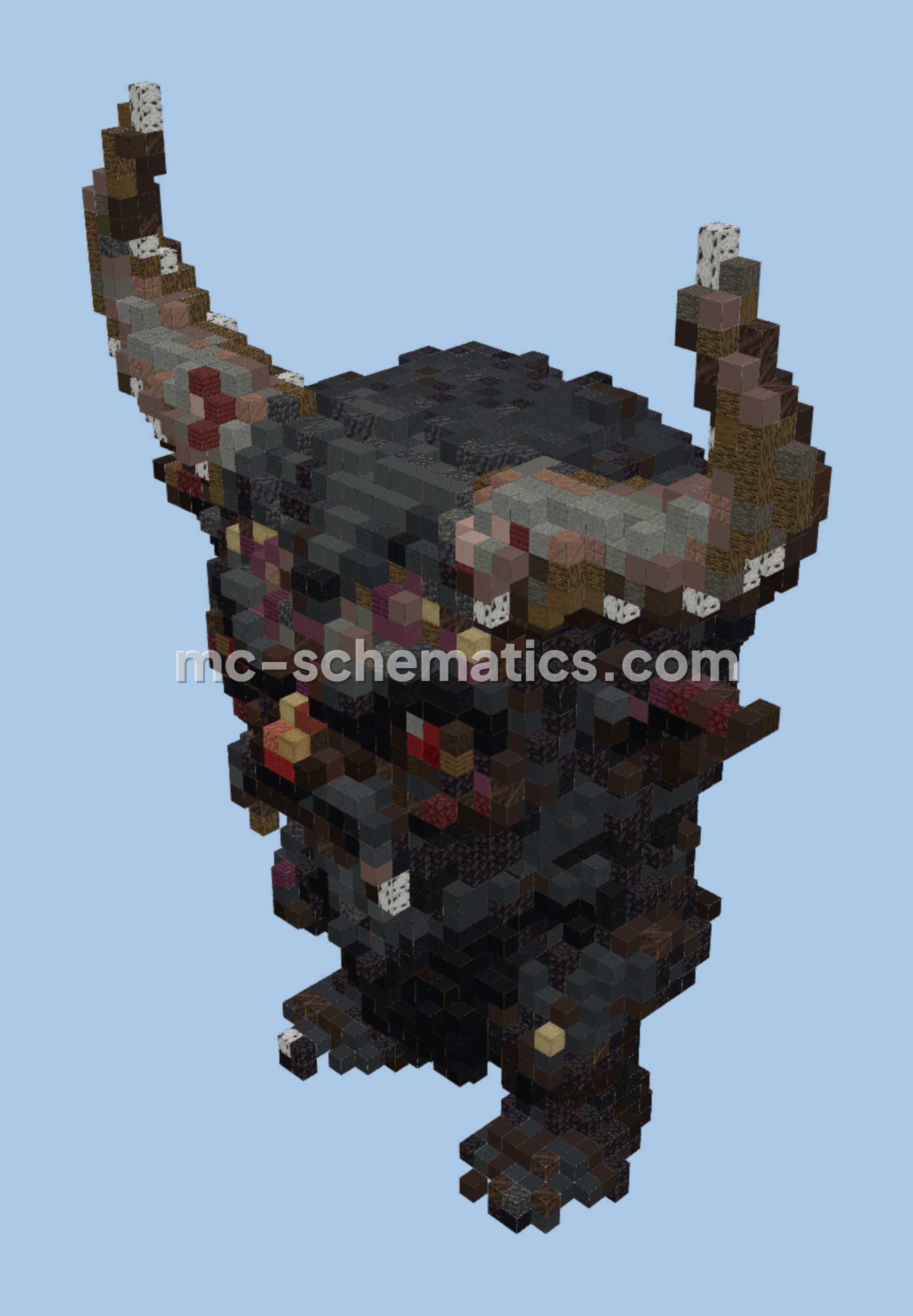 Krampus Christmas Decoration Minecraft schematic preview