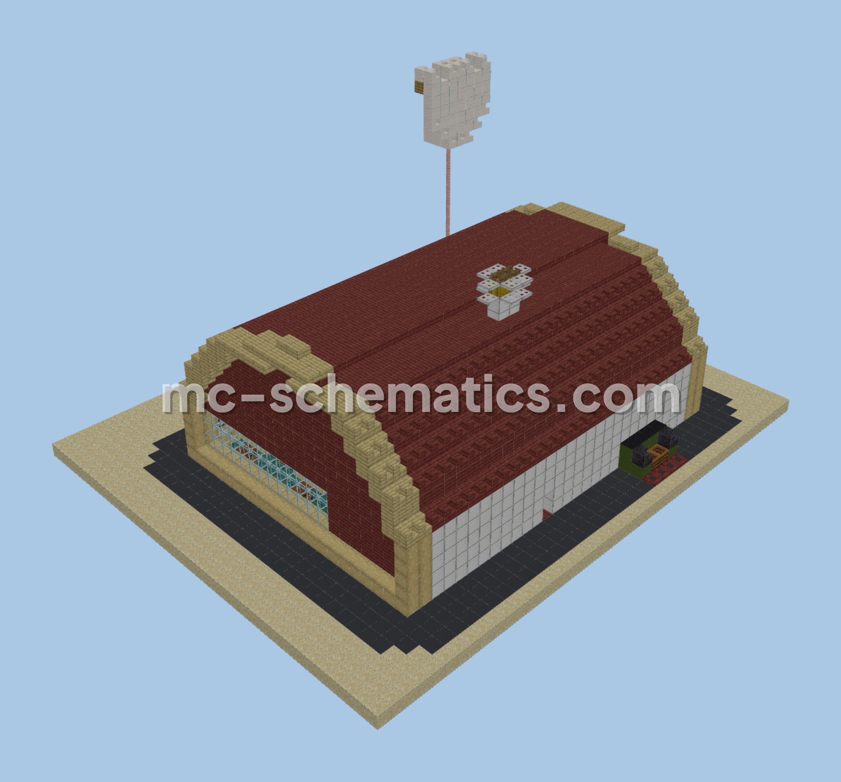 Krusty Krab Restaurant Replica Minecraft schematic preview