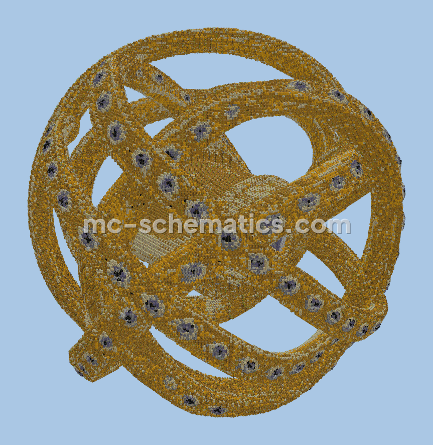 Large Eye of God Decorative Build Minecraft schematic