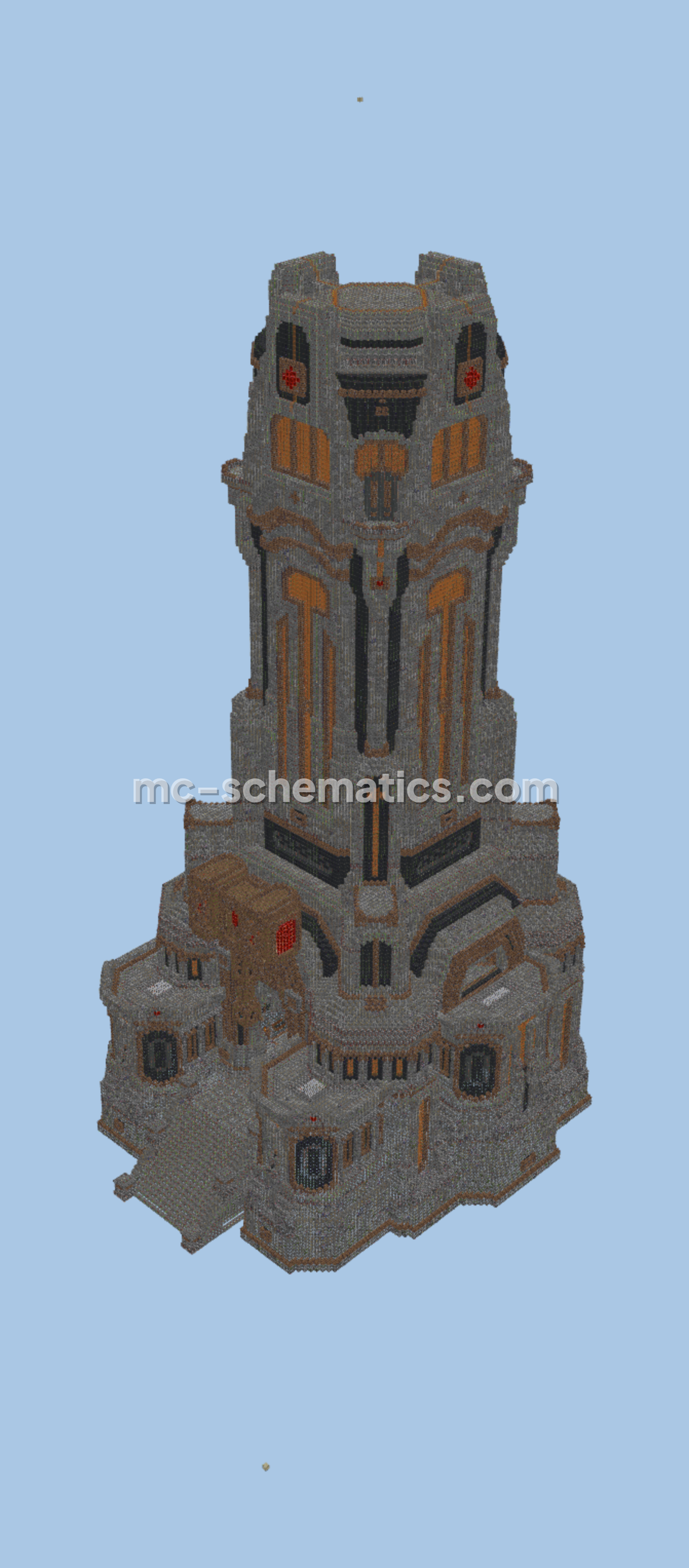 Large Keep Castle Minecraft schematic preview