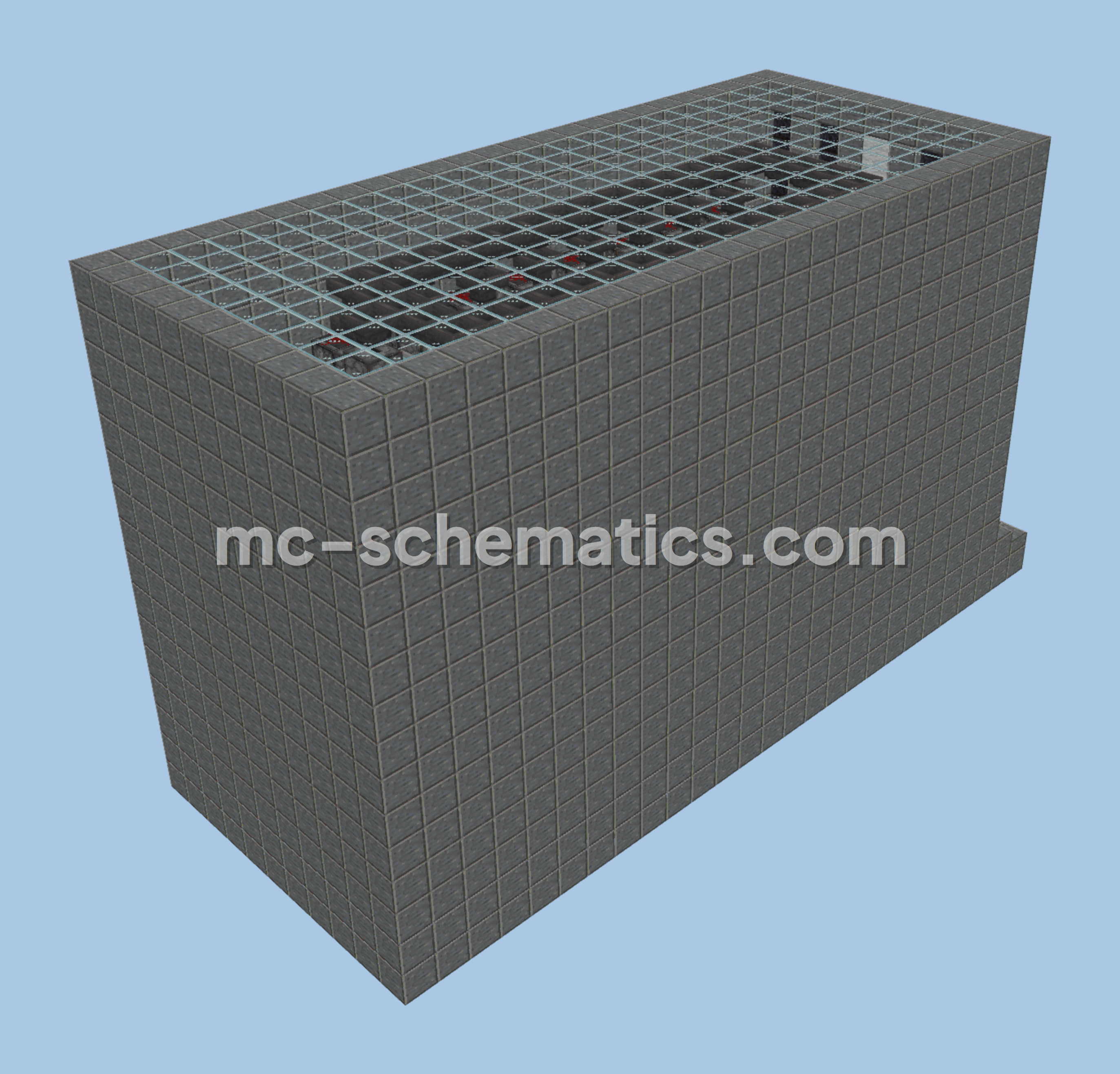 Large Sheep Farm Module Minecraft schematic preview