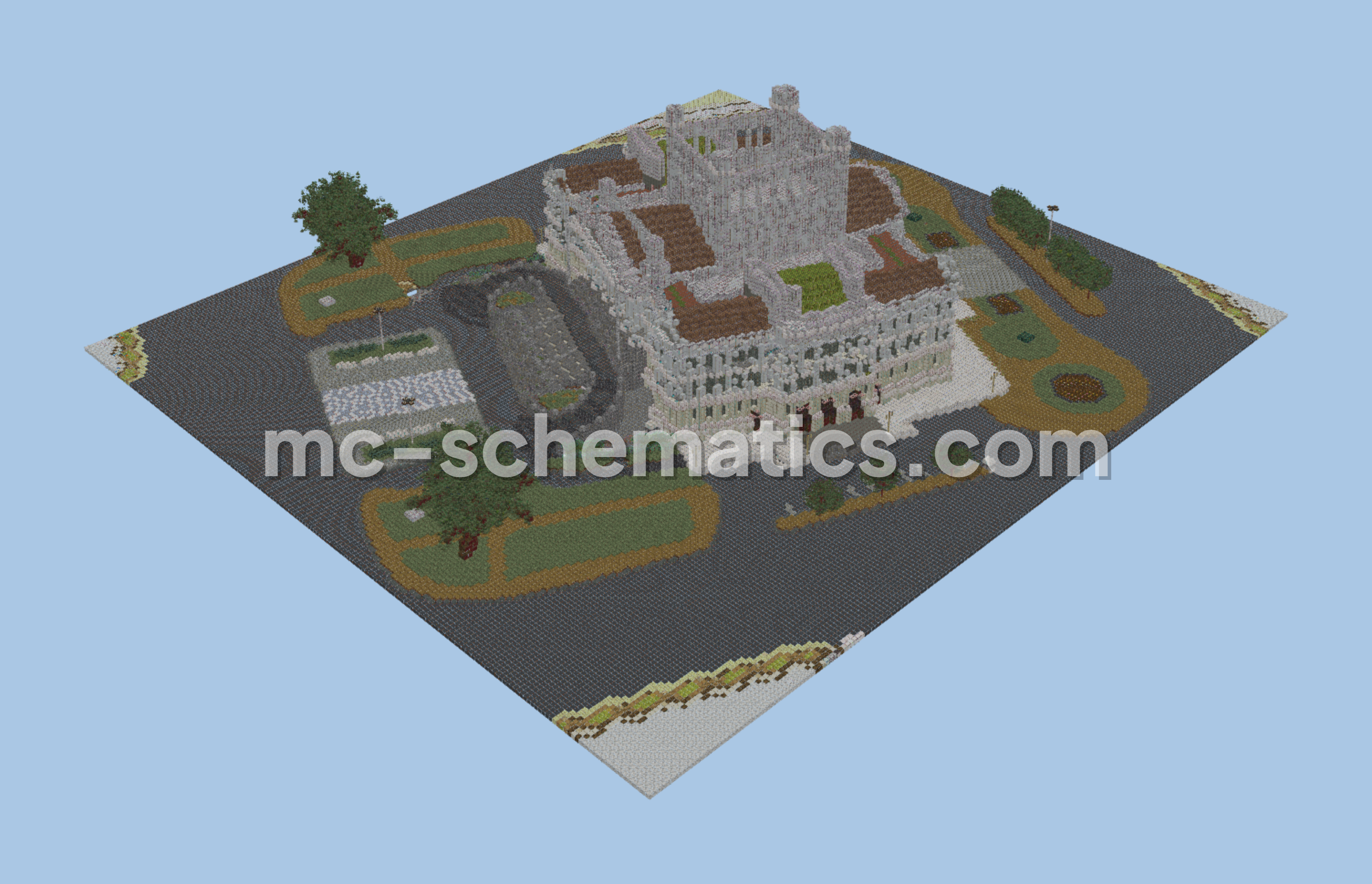 Legislative Palace Structure Minecraft schematic preview