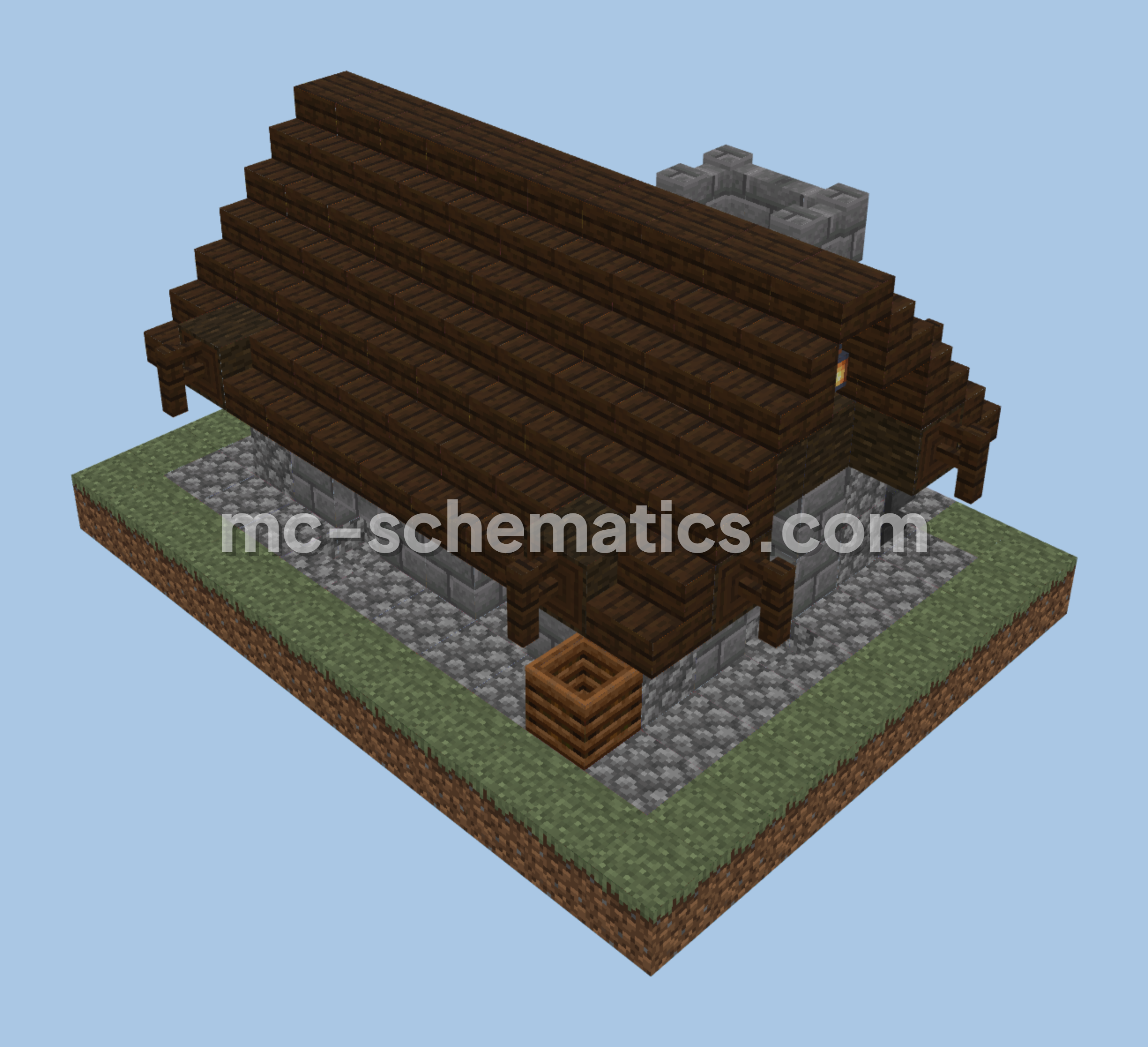 Leniland Farm House 2 Minecraft schematic preview