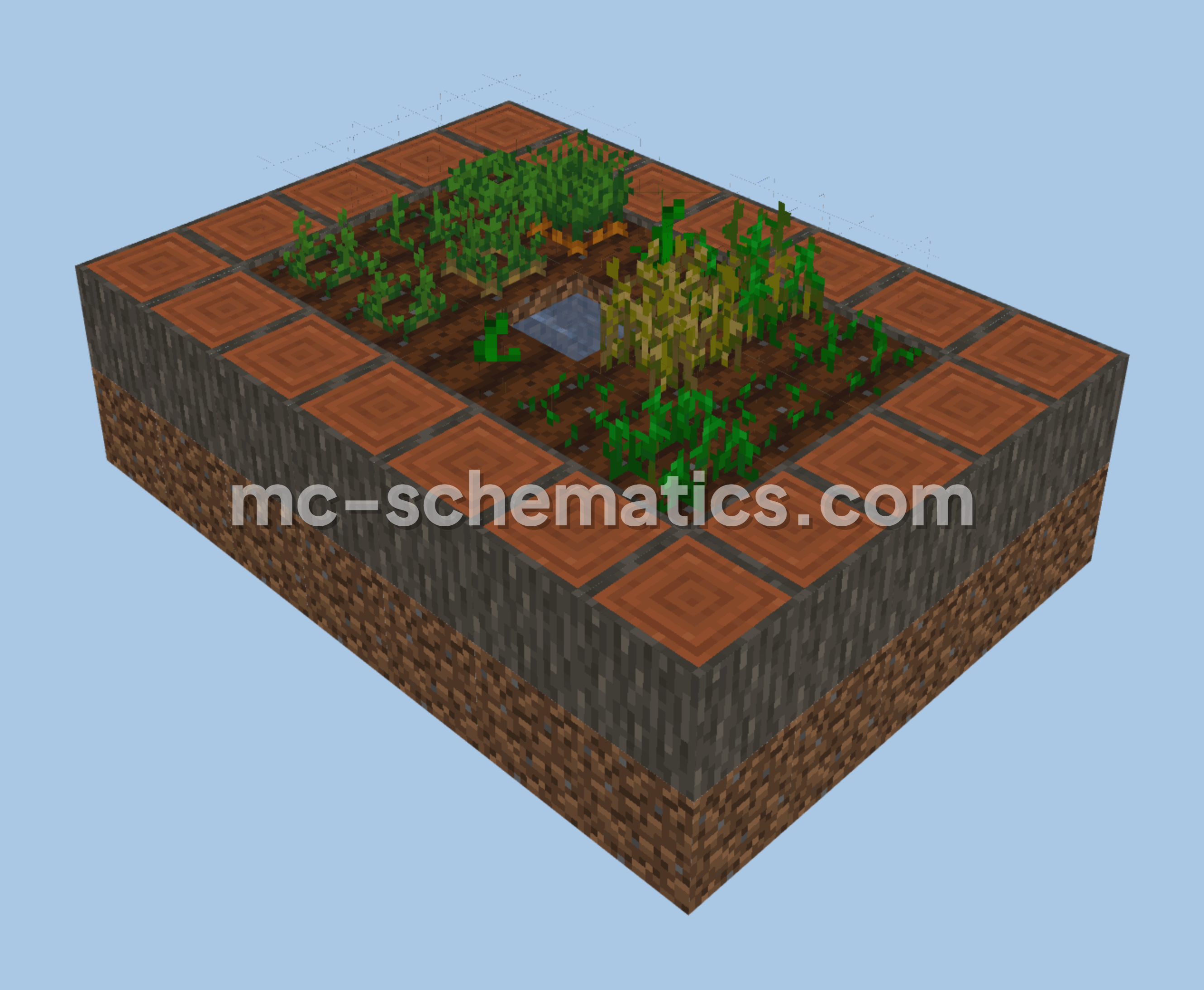 Leniland Field 7x5 Build Minecraft schematic preview