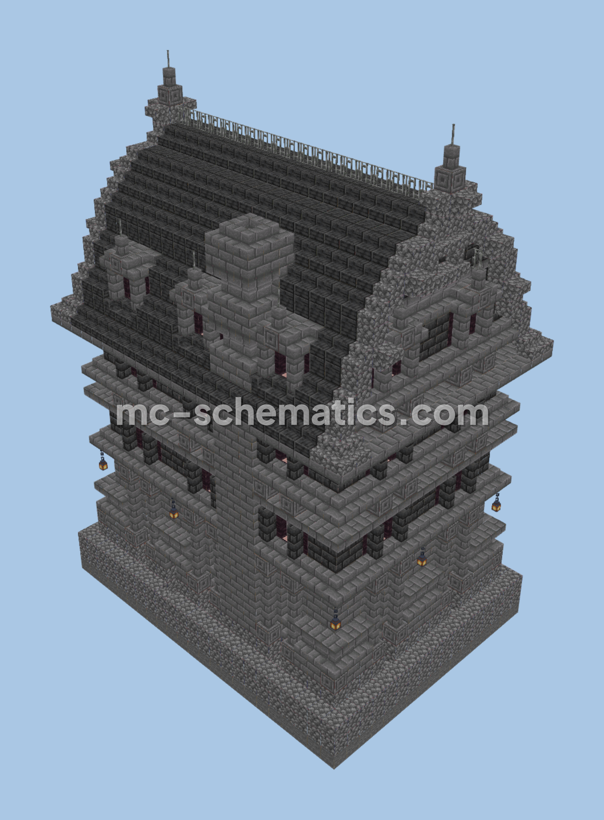 Leniland Guild House 2 Building Minecraft schematic preview