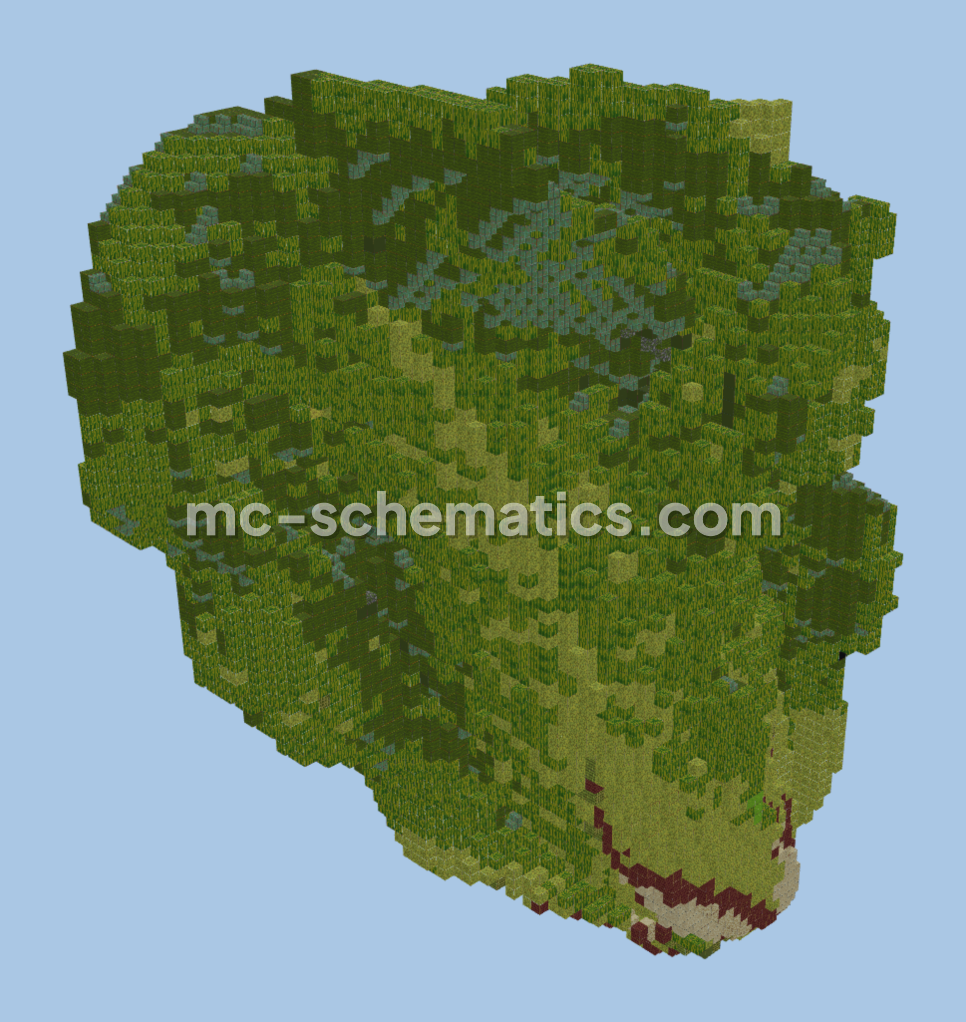 Lettuce Build Minecraft schematic preview