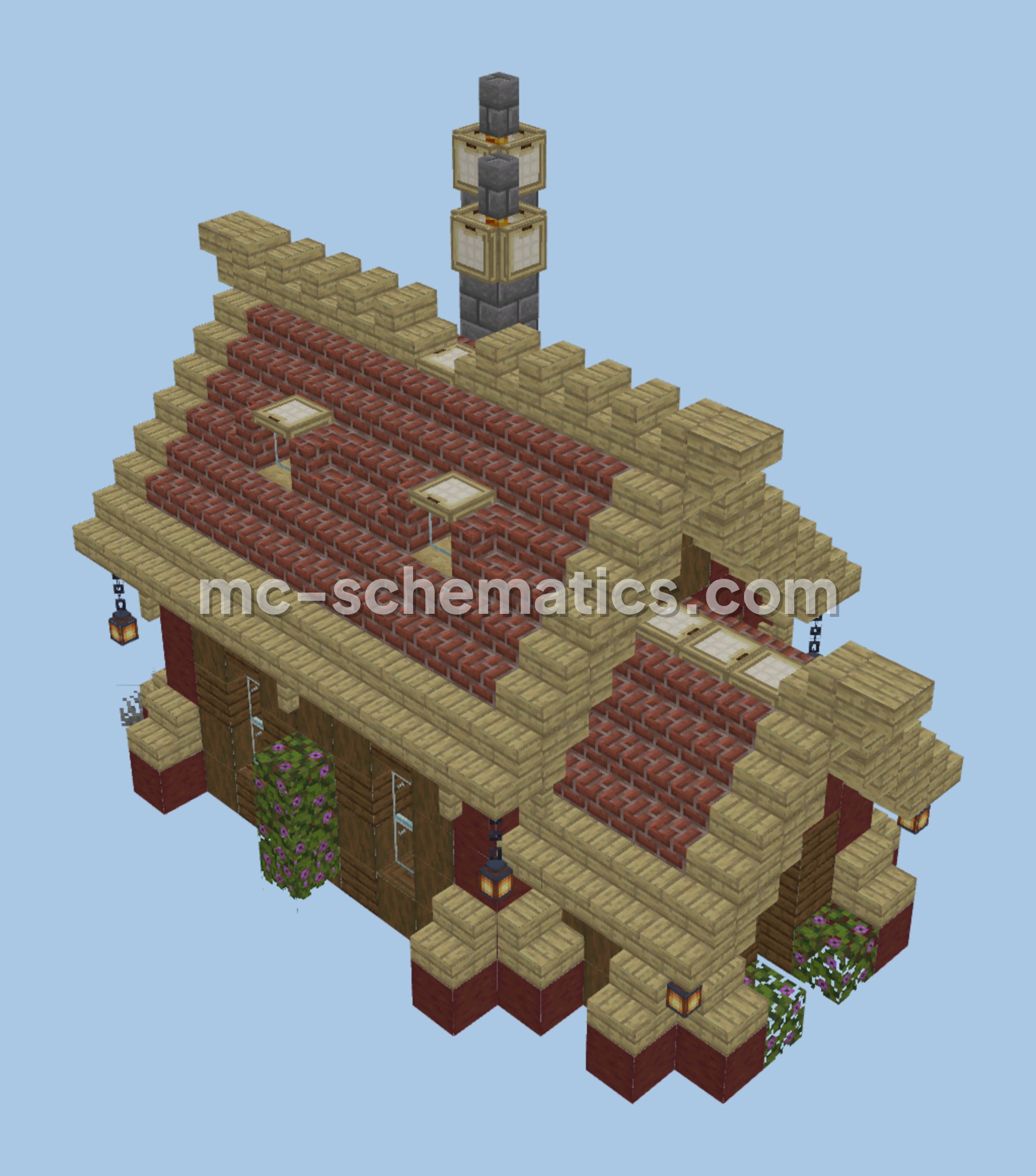 Little House World Schematic Minecraft schematic preview