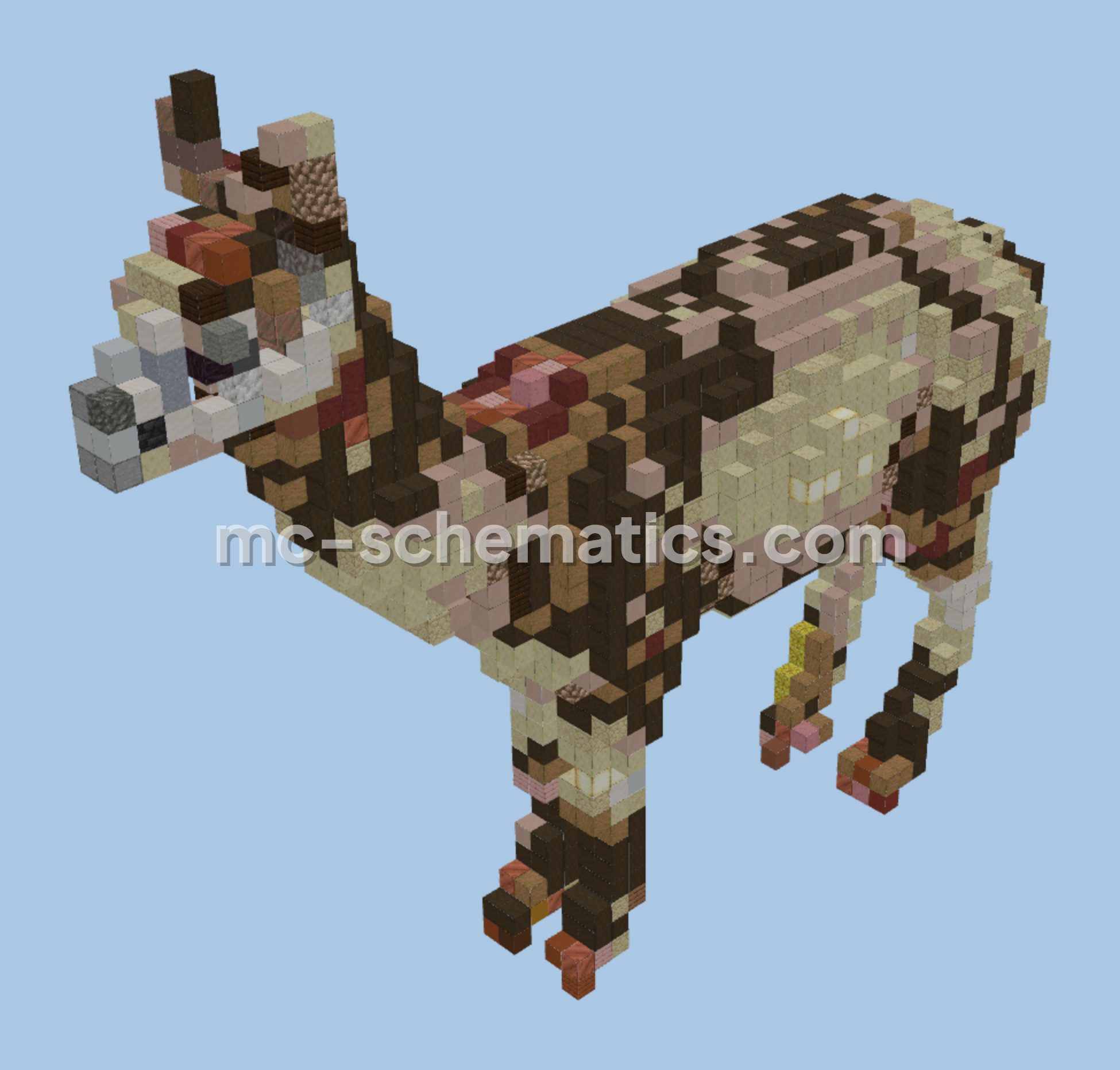 Llama Statue Minecraft schematic preview