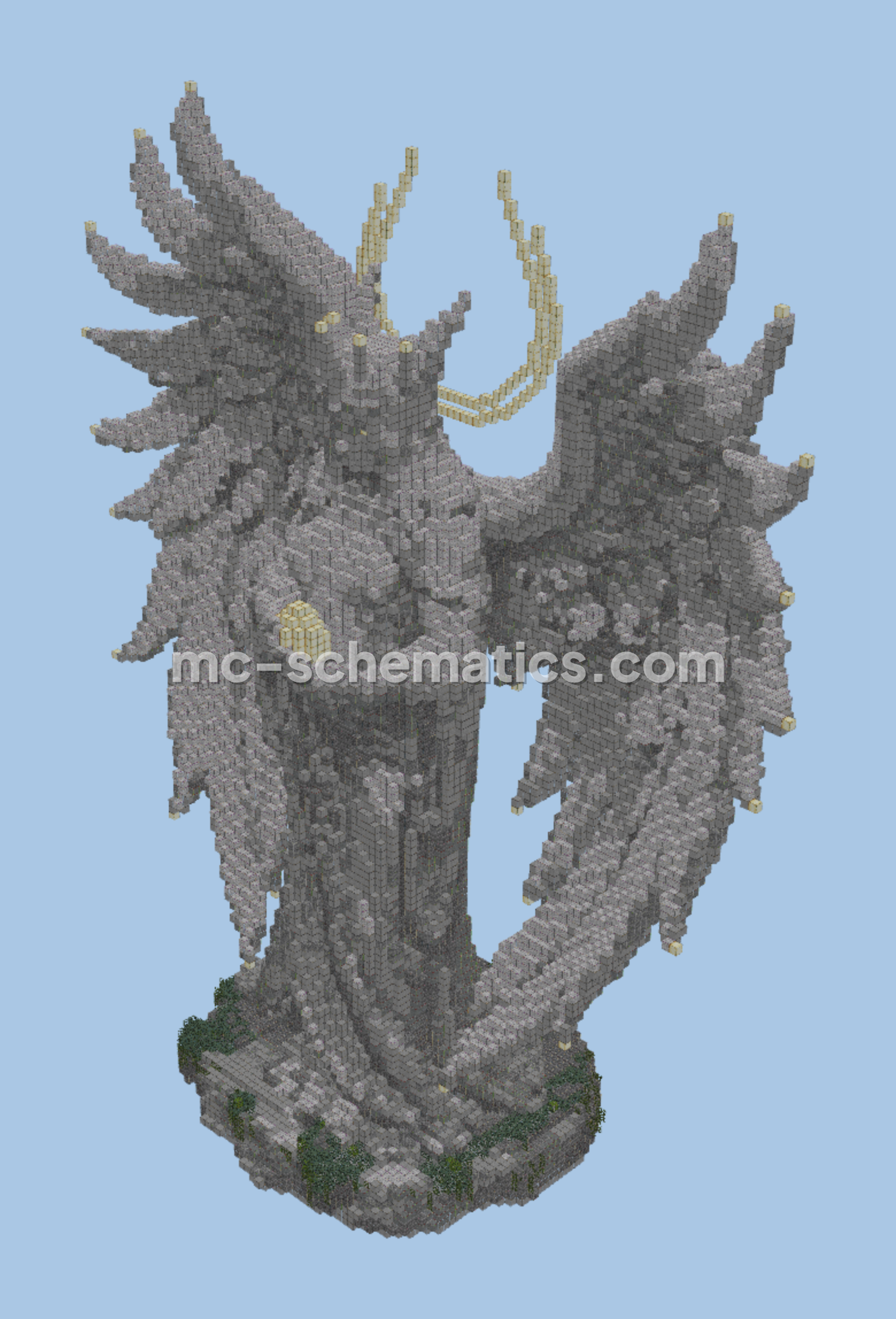 Lotus Angel Minecraft schematic preview