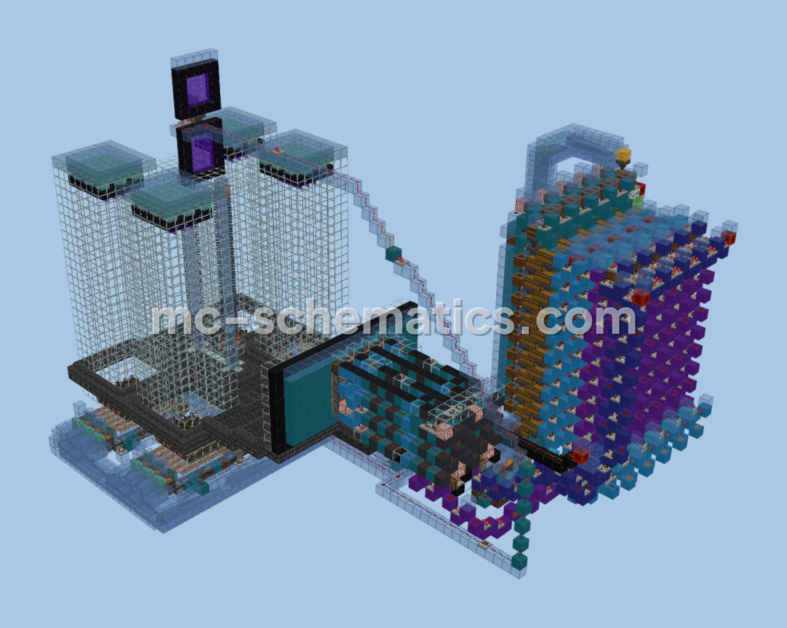Magma Cube Farm Minecraft schematic preview
