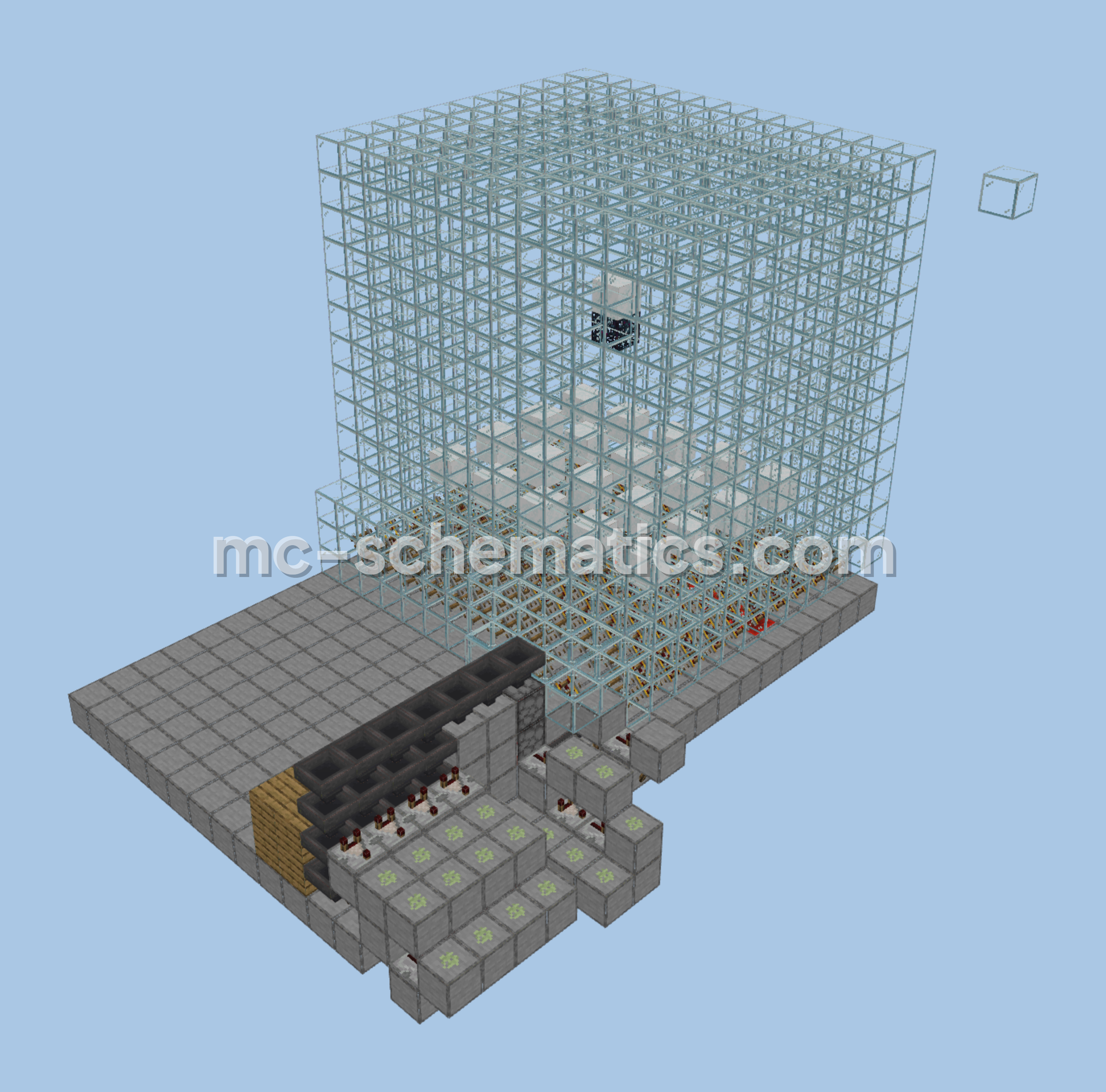Magma Spawner Froglight Farm Minecraft schematic