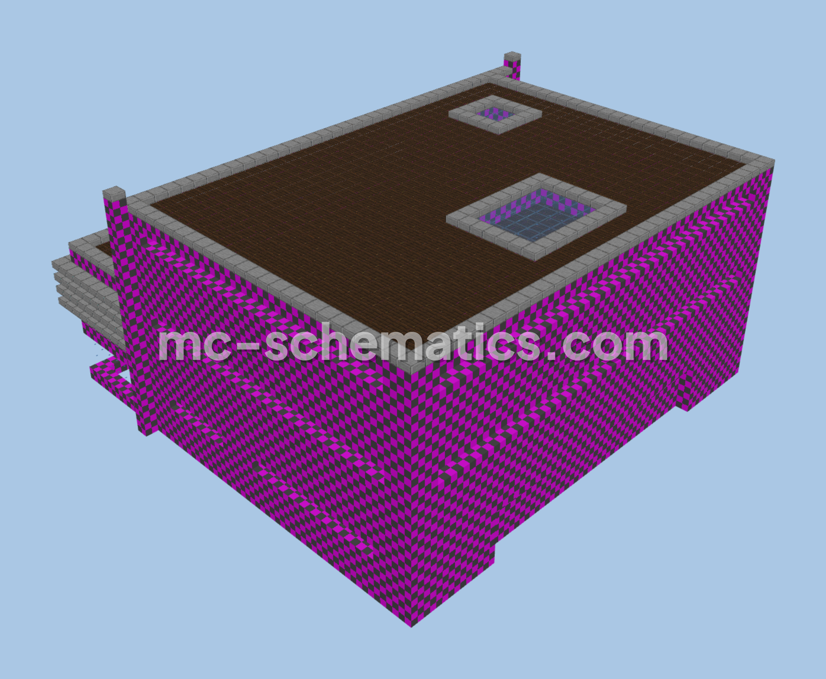 Marble Mansion With Chisel Mod Minecraft schematic preview