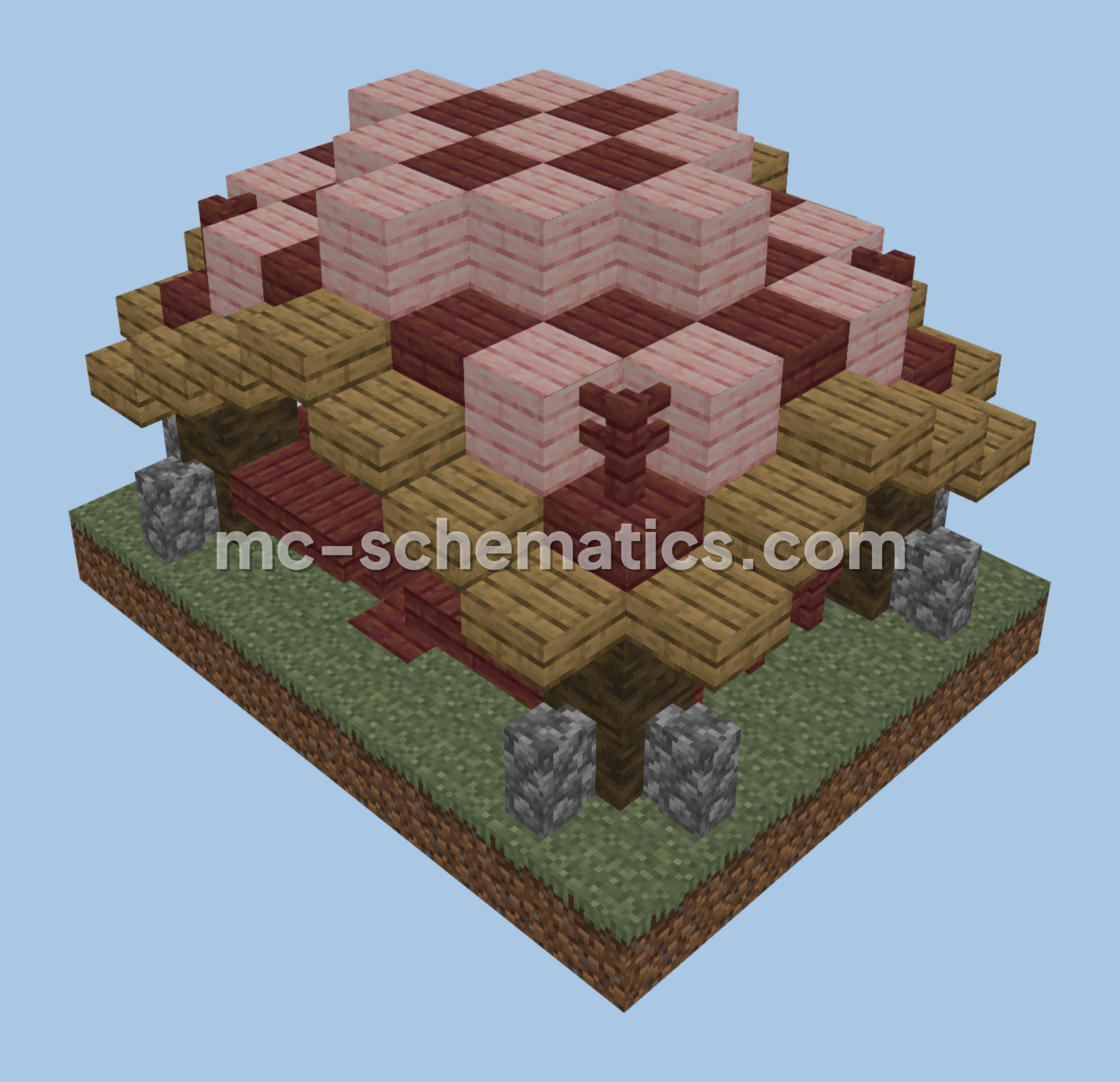 Market Stall Building Minecraft schematic preview