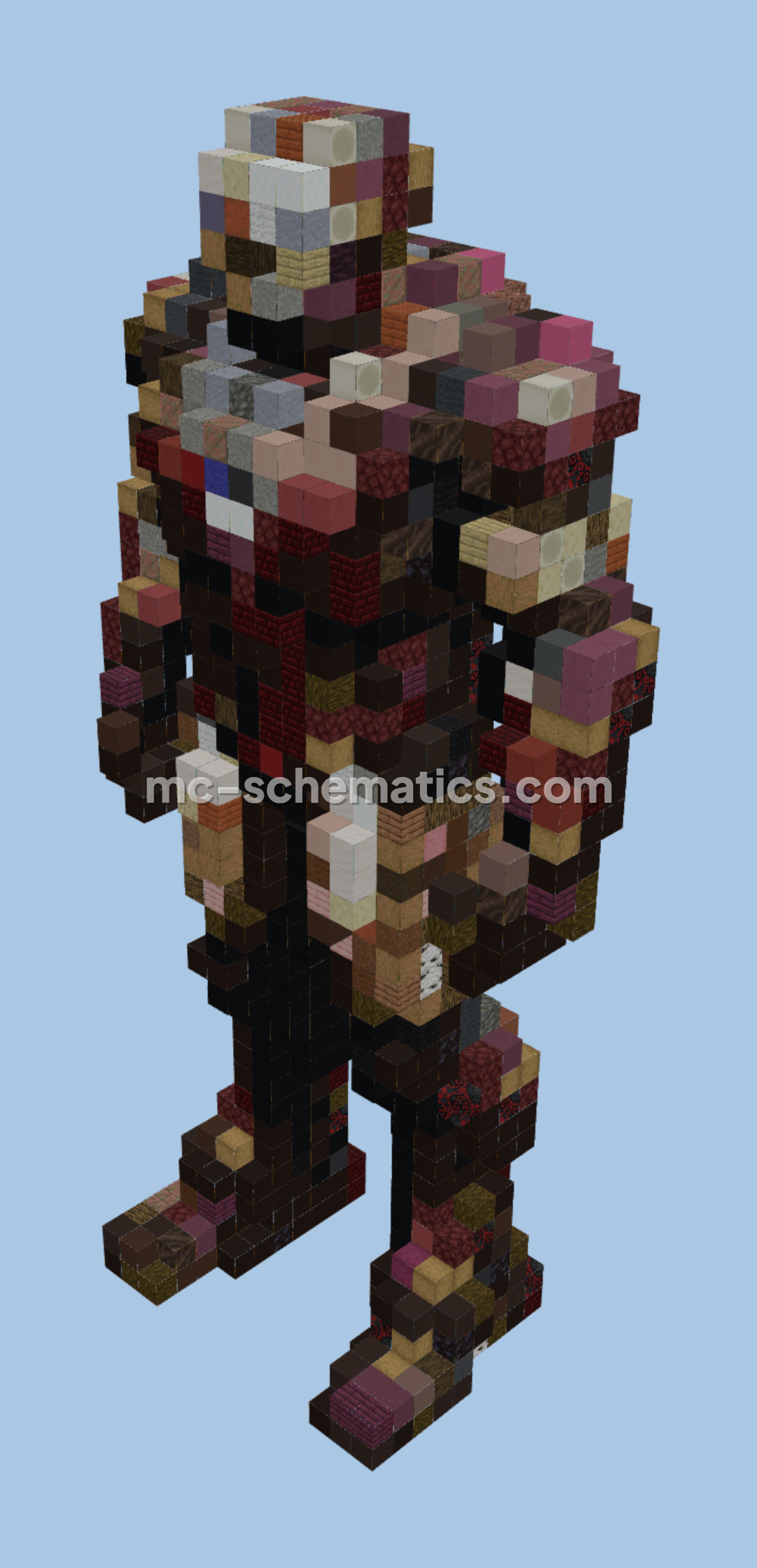 Marvel Iron Man Build Minecraft schematic preview
