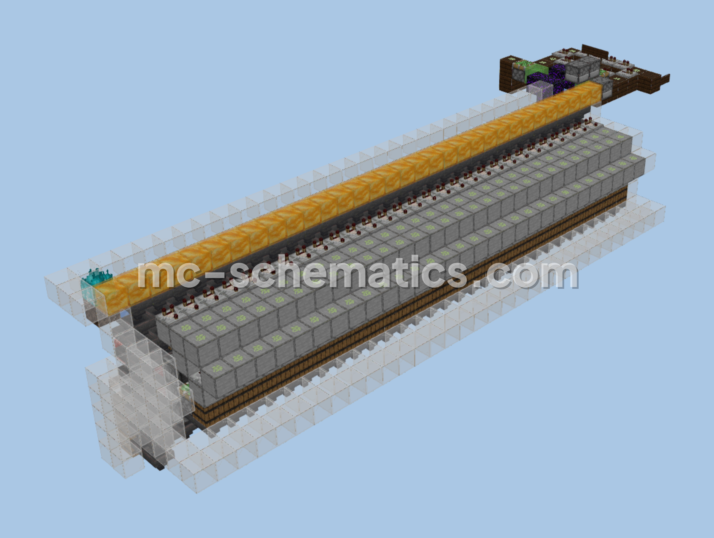 Massive Bartering Storage Farm Minecraft schematic preview