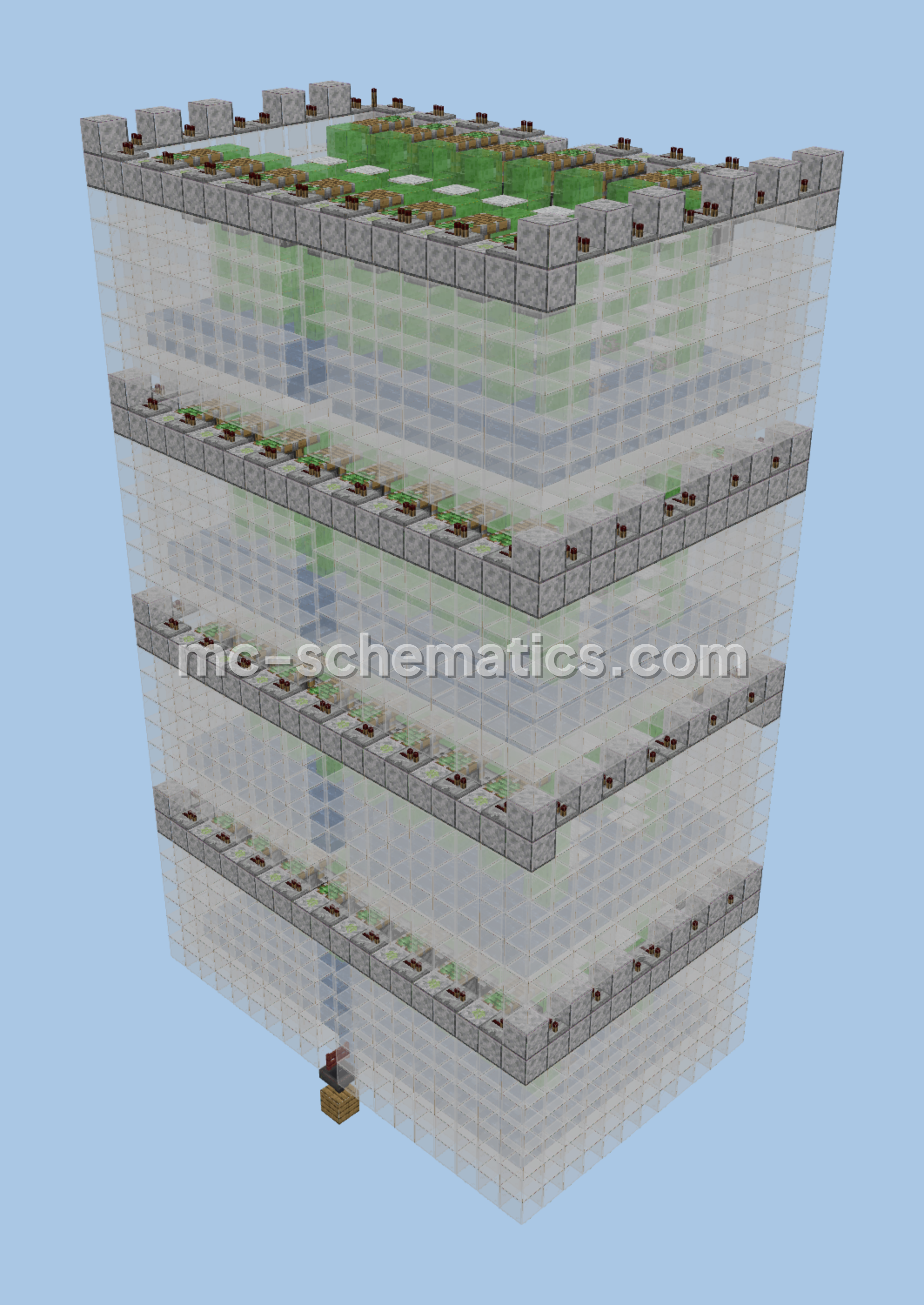 Massive Carpet Duplication System Minecraft schematic preview