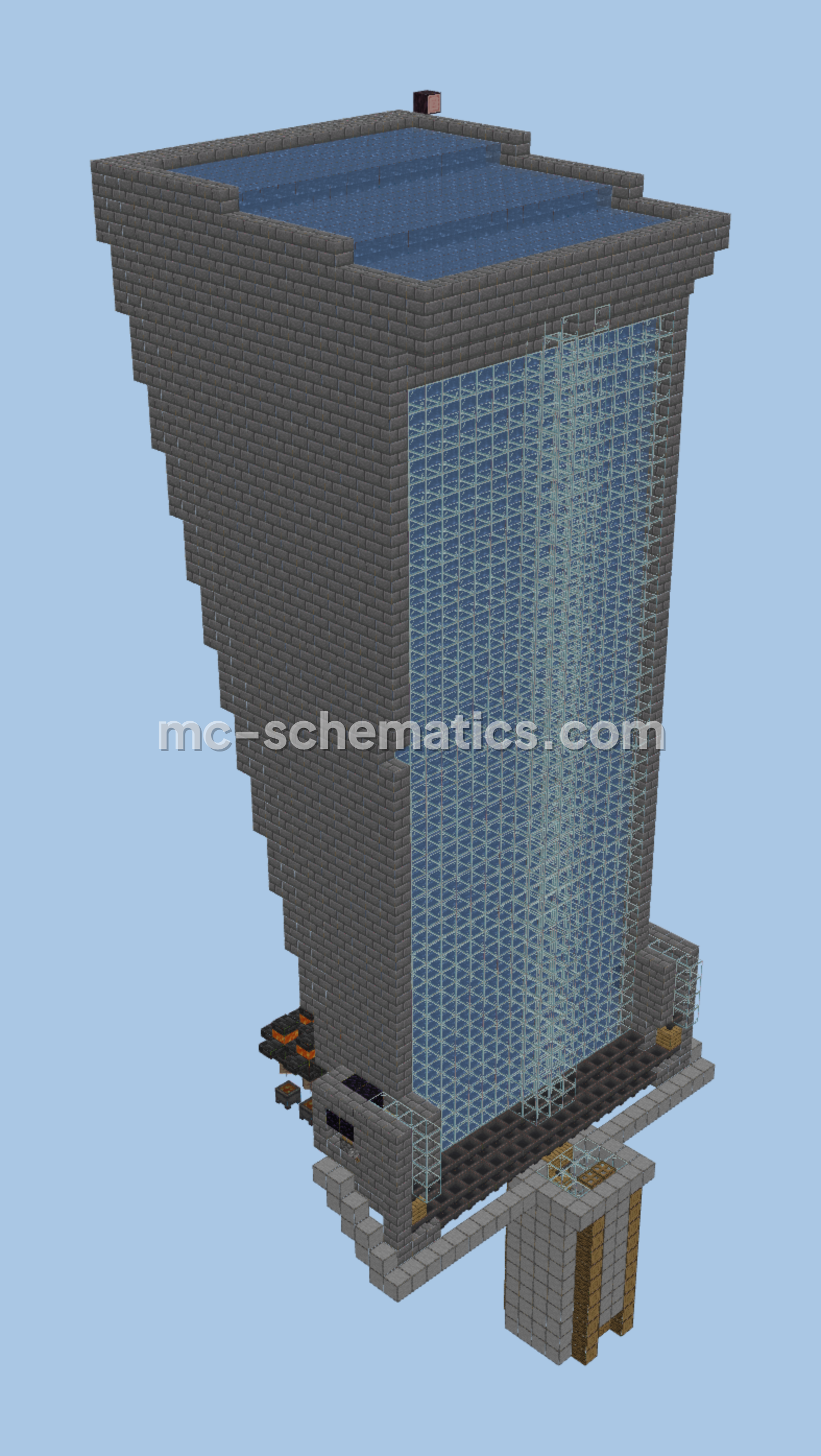 Massive Kelp Farm Minecraft schematic preview