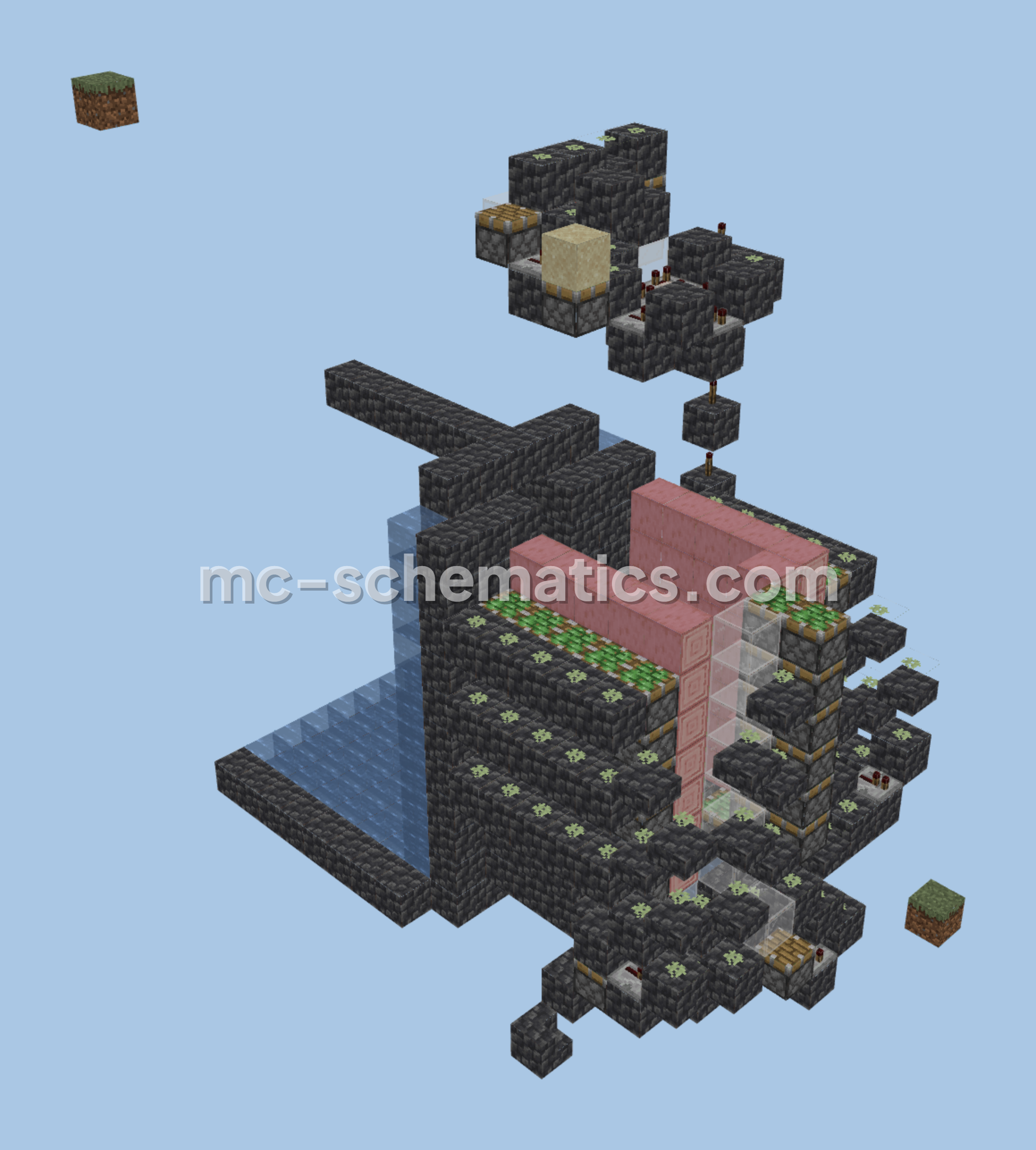 Massive Wood Farm Minecraft schematic preview