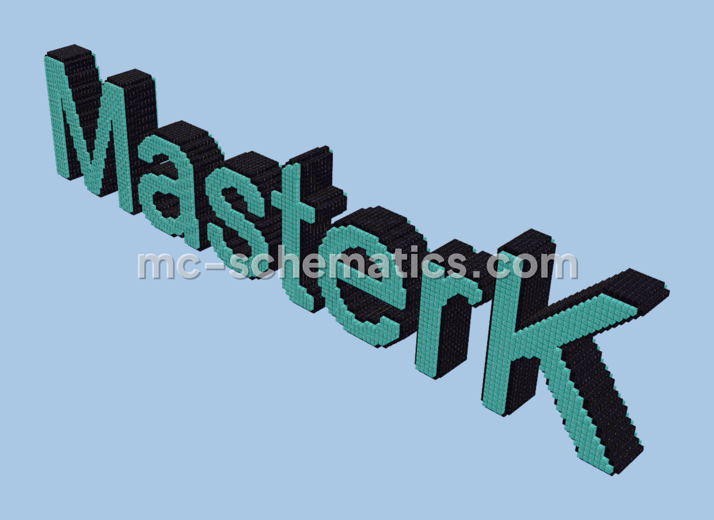 Master K Statue Minecraft schematic preview