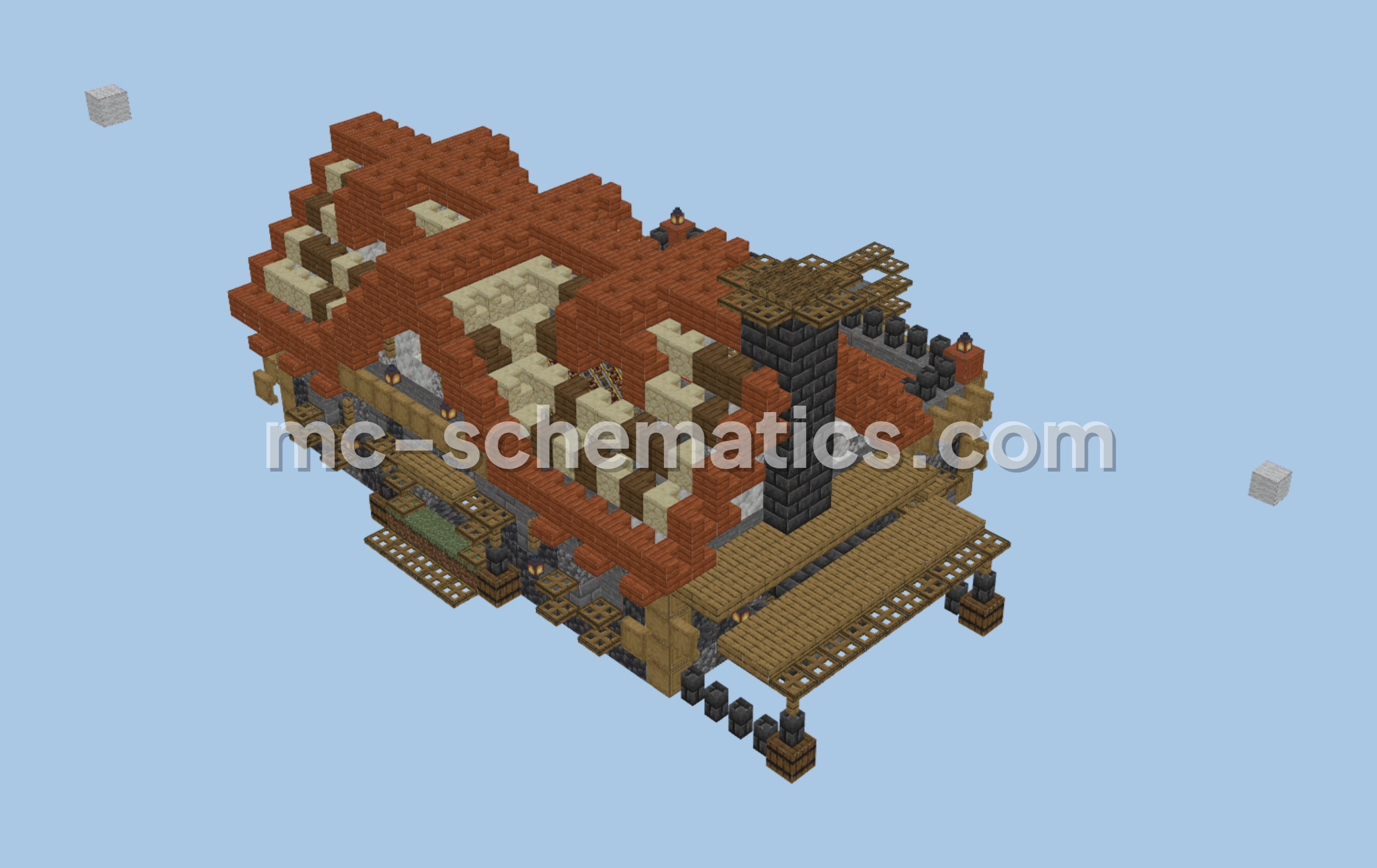 Medieval Automatic Smelter Minecraft schematic