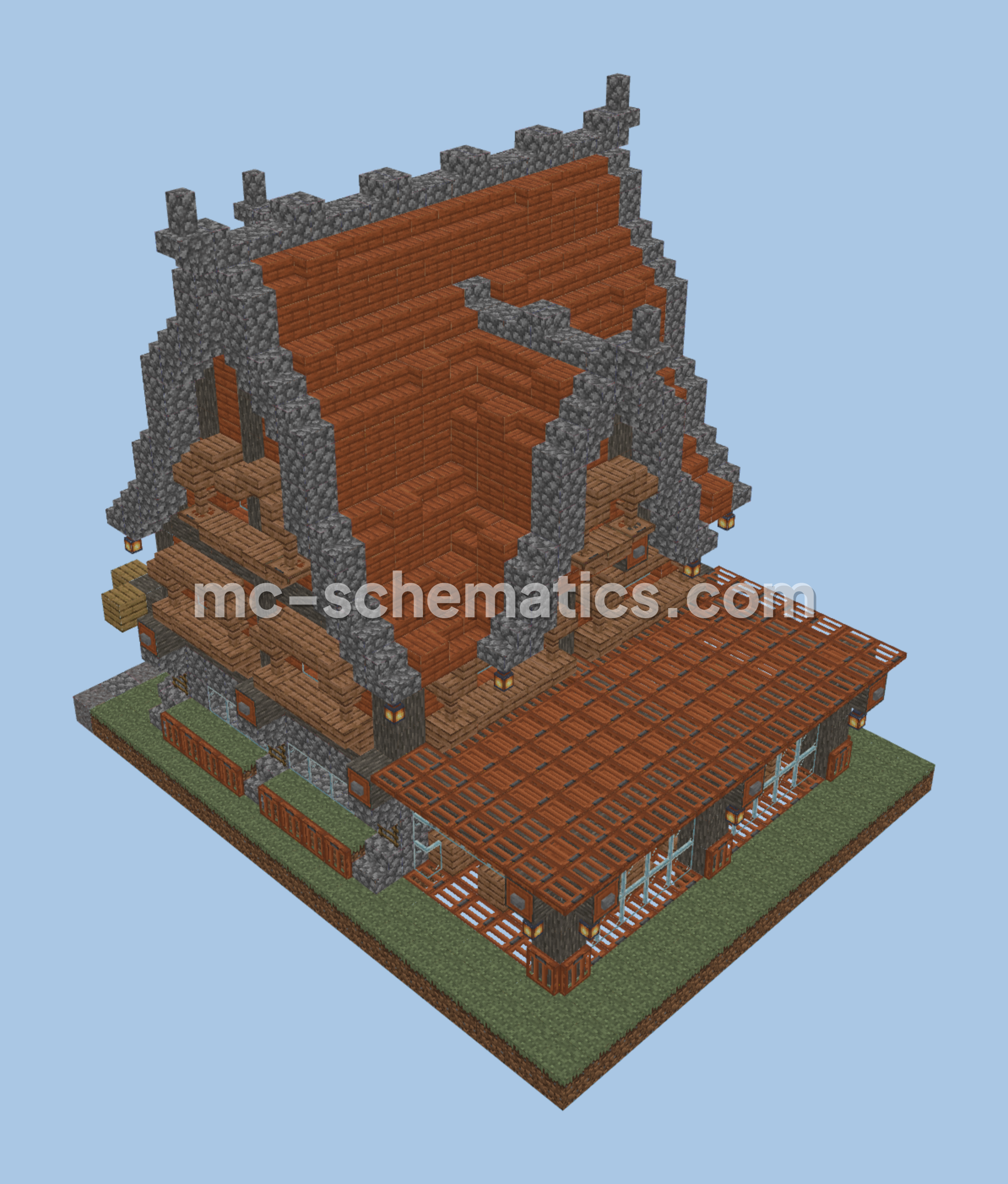 Medieval Coffee Shop Minecraft schematic preview