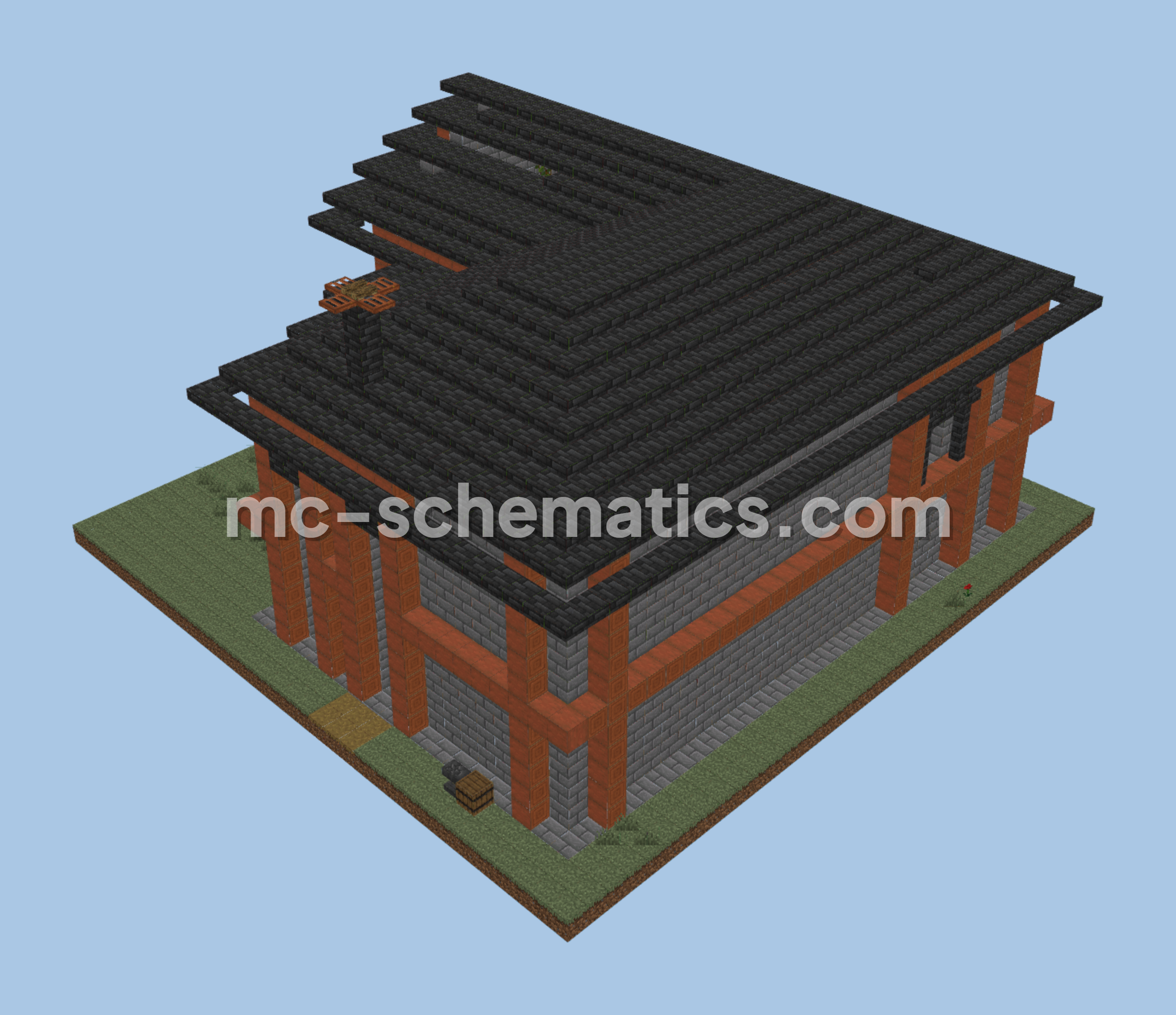 Medieval Cozy House Minecraft schematic preview