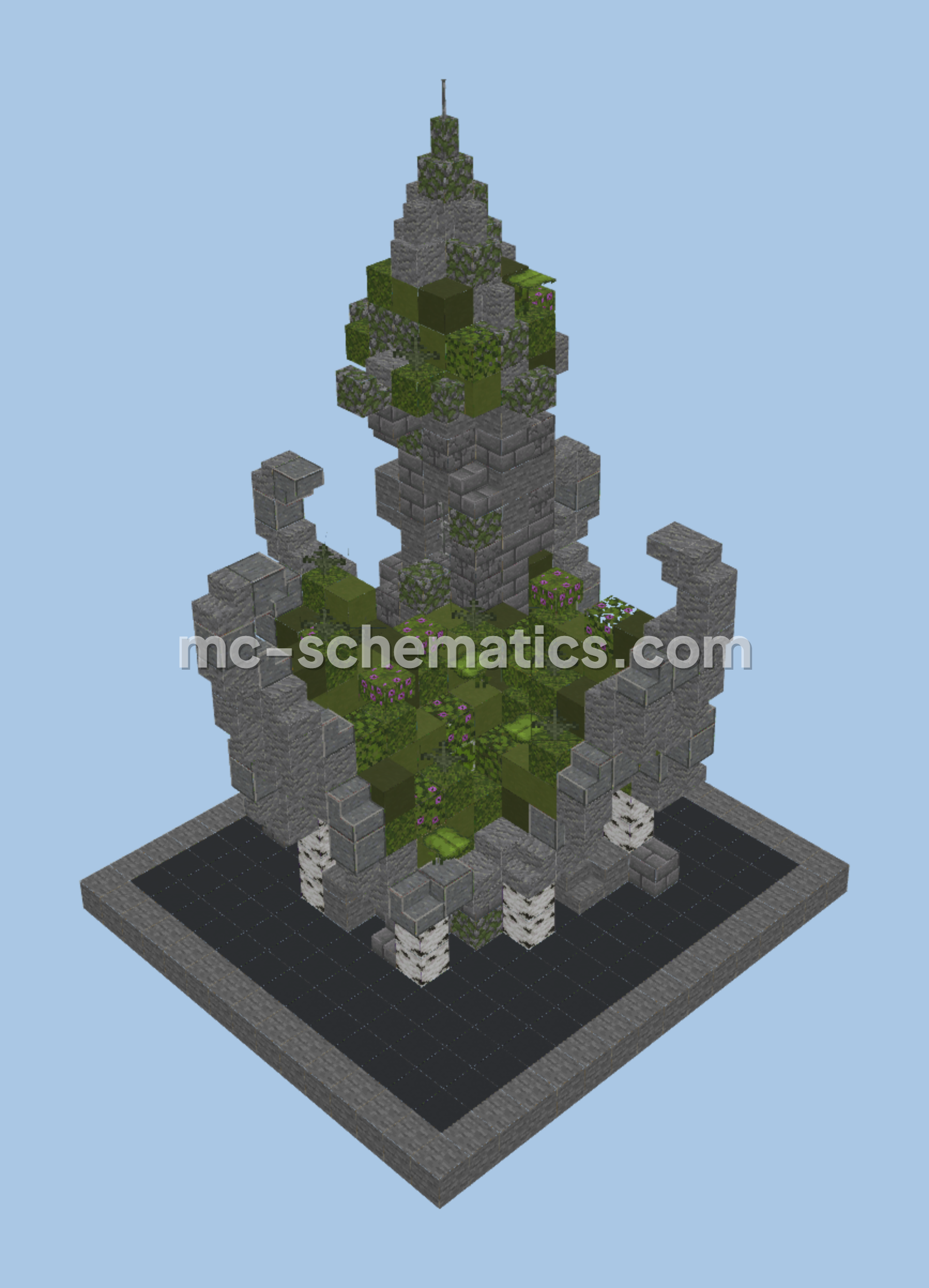 Medieval Fantasy House 2 Build Minecraft schematic preview