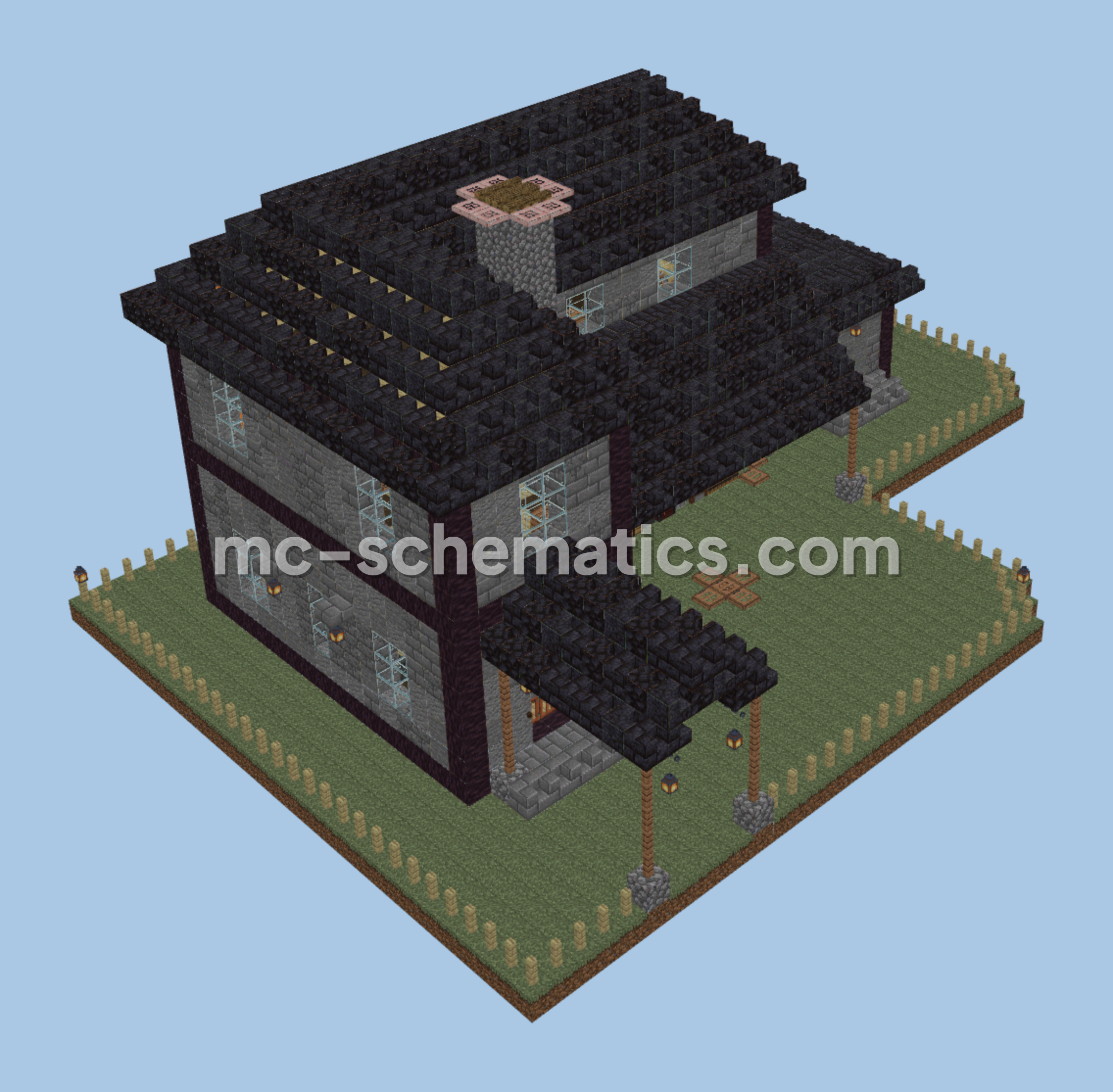 Medieval Forge Building Minecraft schematic preview