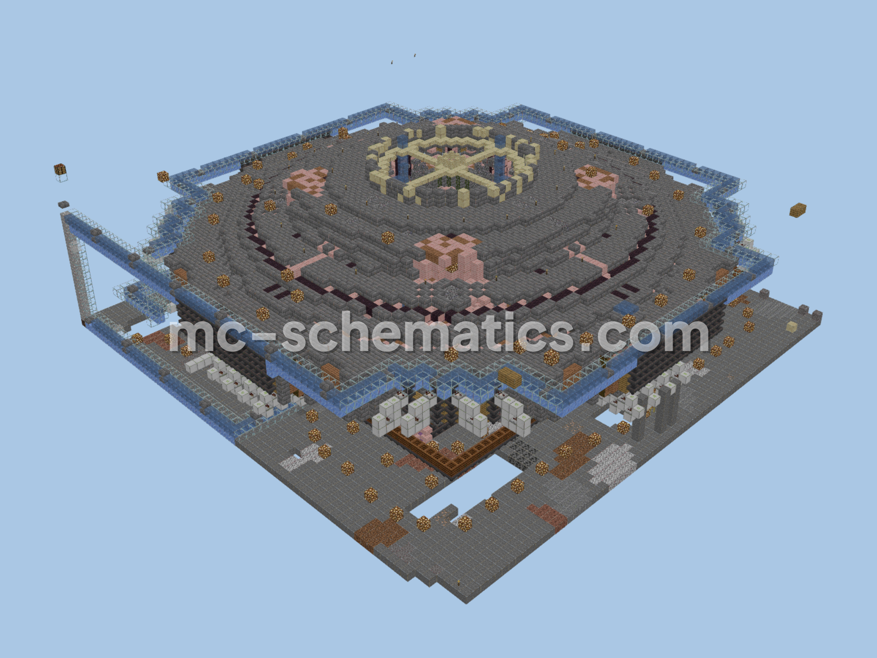 Medieval Grand Storage Hall Minecraft schematic