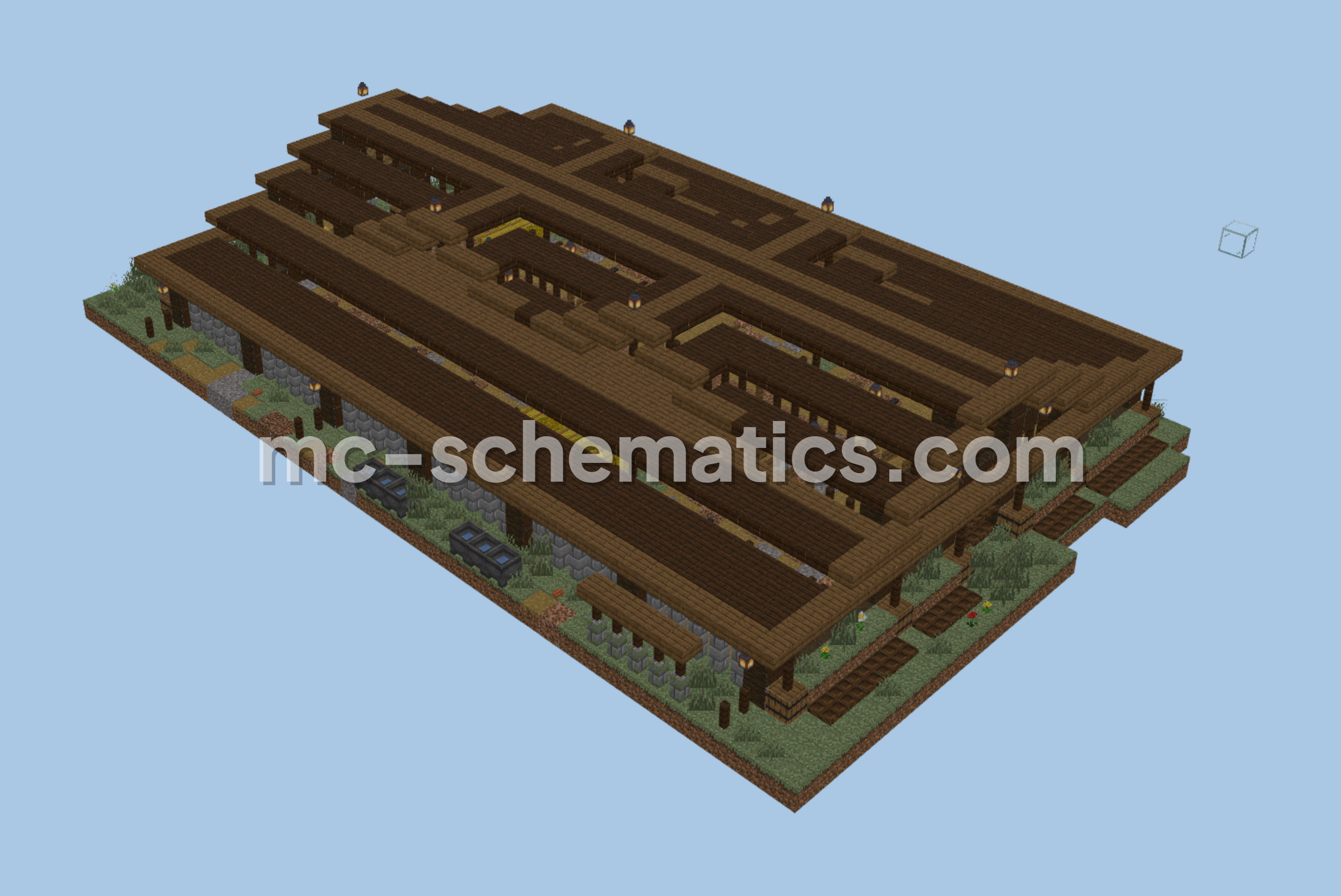 Medieval Horse Stable Minecraft schematic