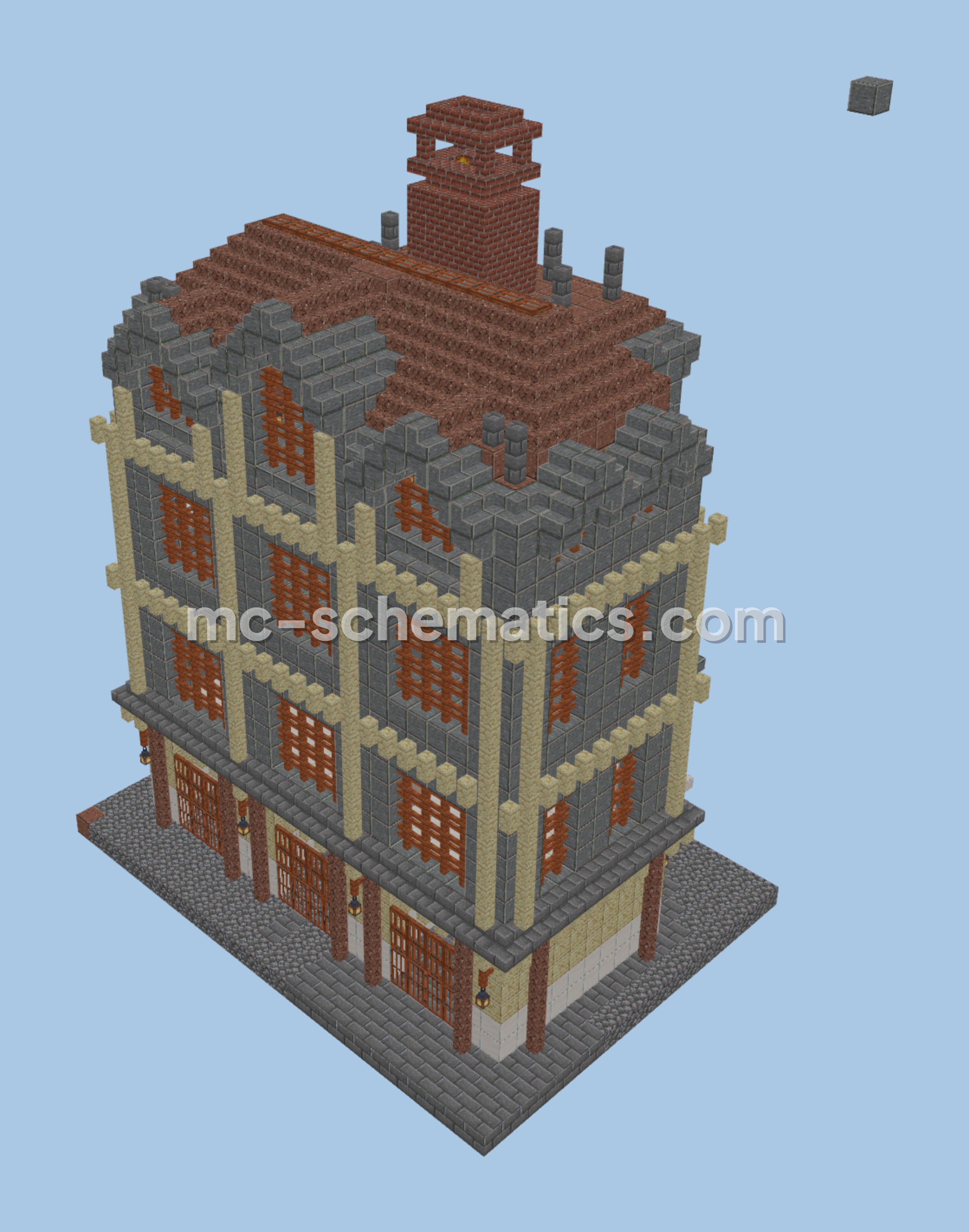 Medieval House 54 Minecraft schematic preview