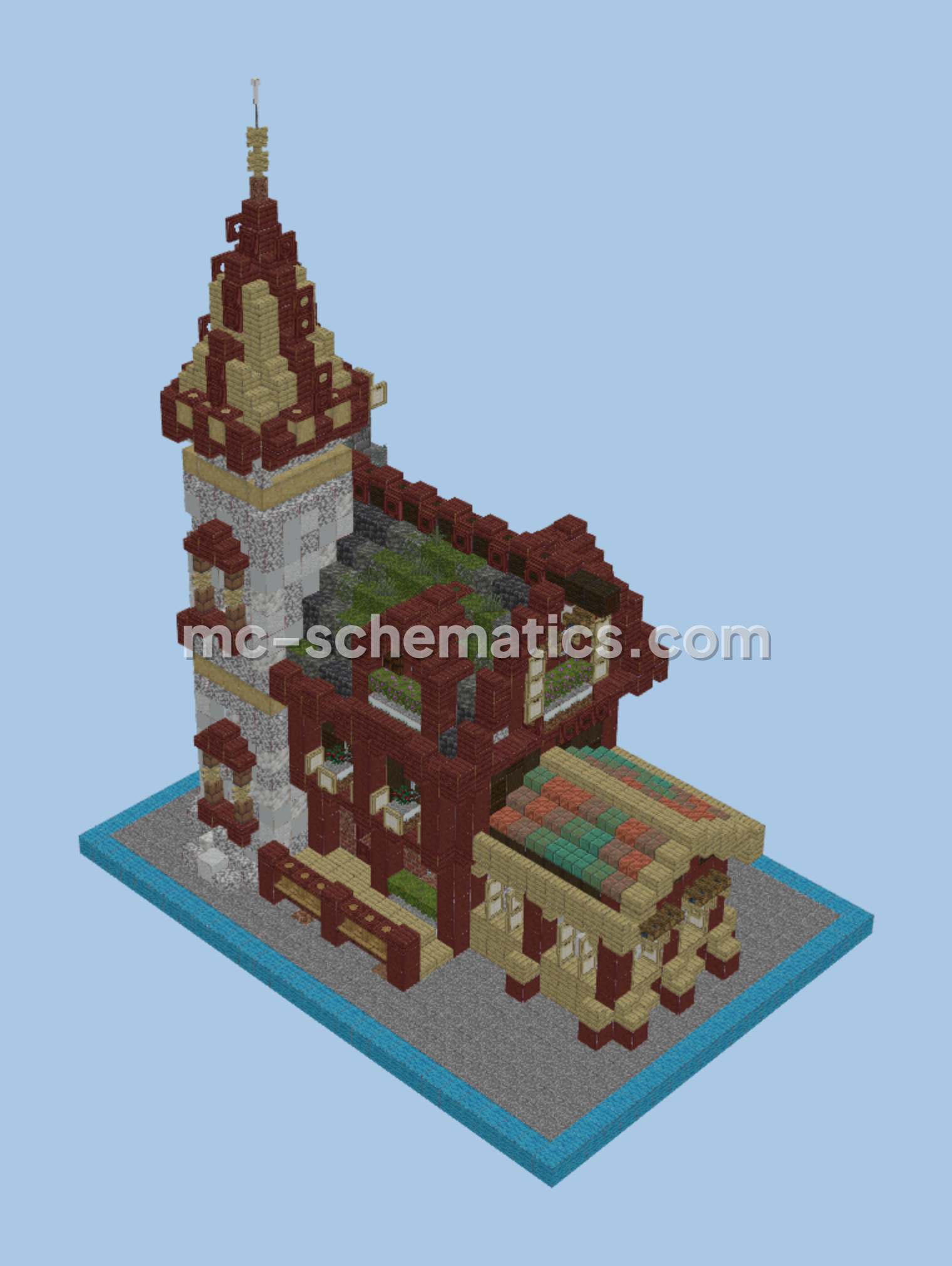 Rustic Medieval Dwelling Minecraft Build Minecraft schematic