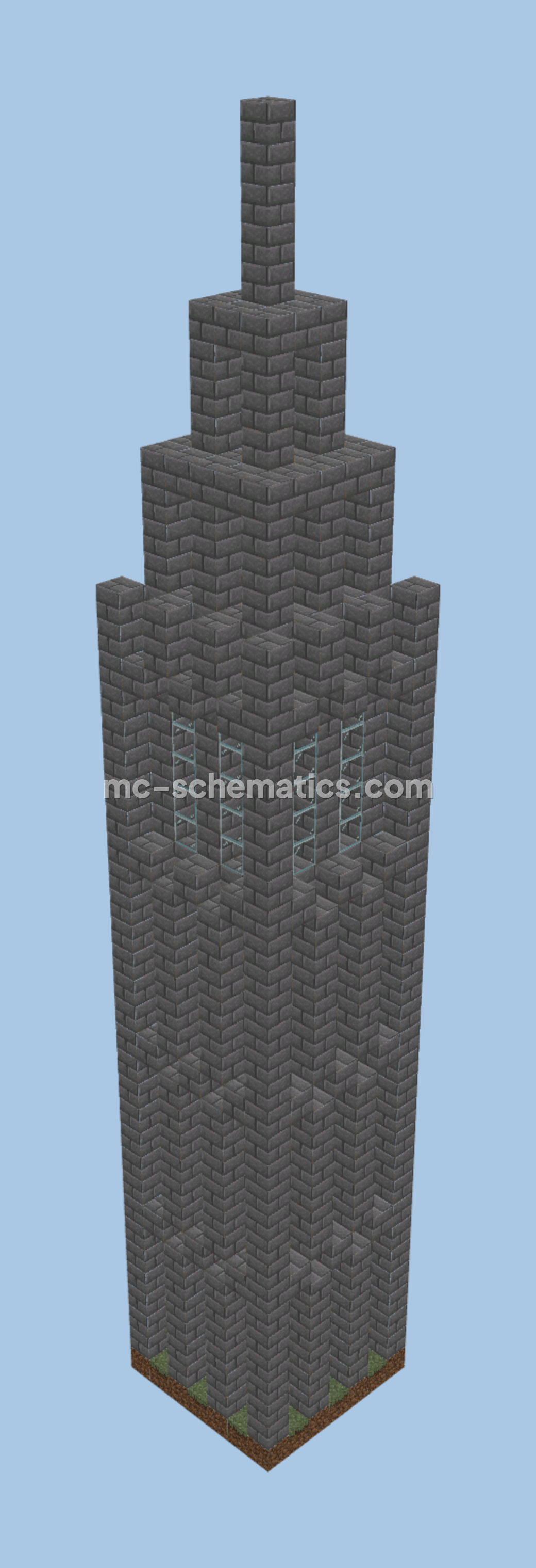 Medieval Lighthouse Tower Minecraft schematic preview