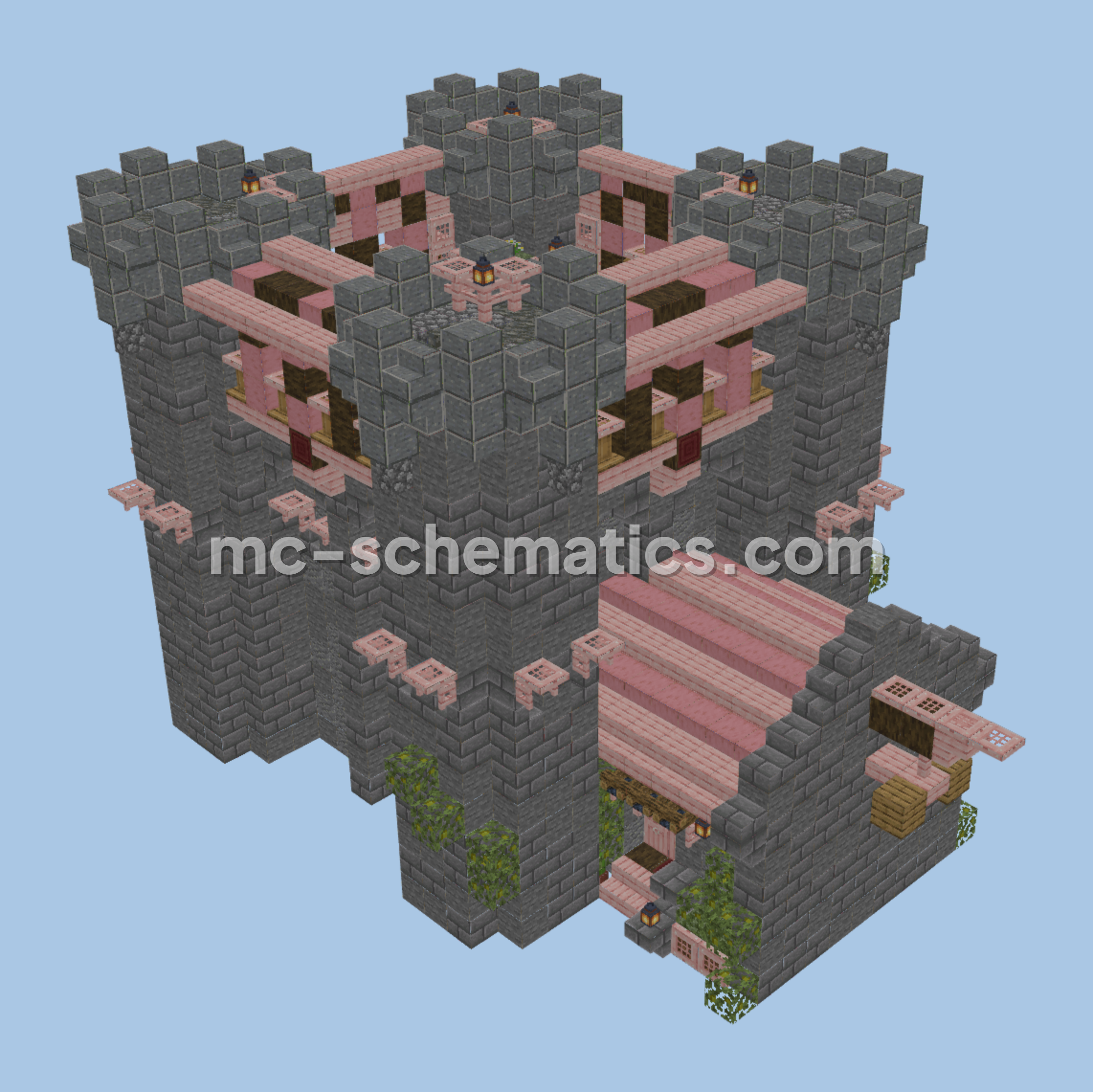 Medieval Manor House Minecraft schematic preview