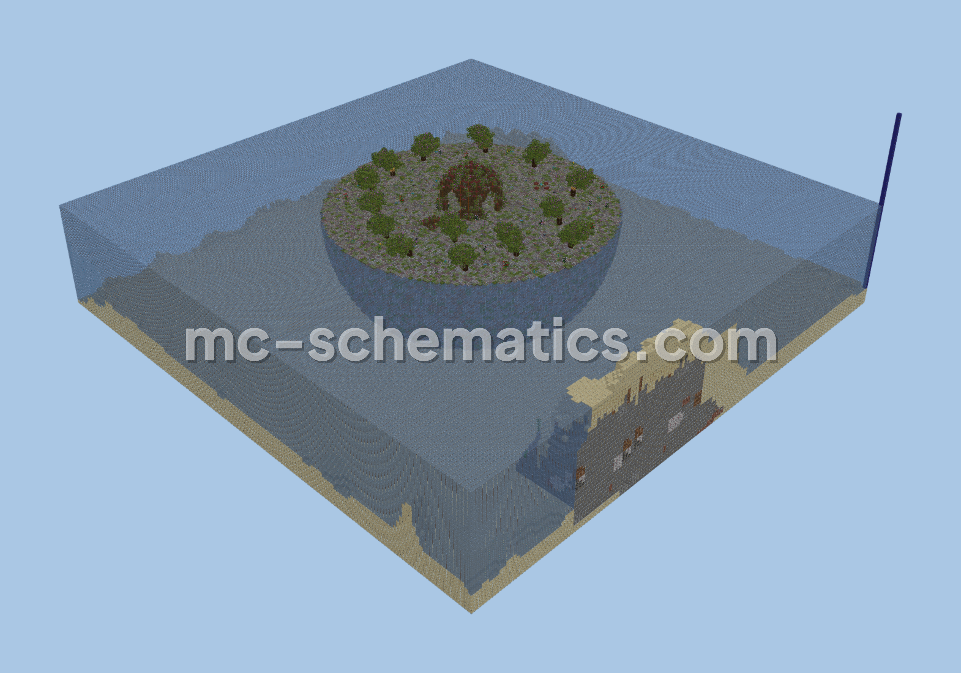 Medieval Spawn Point Minecraft schematic preview