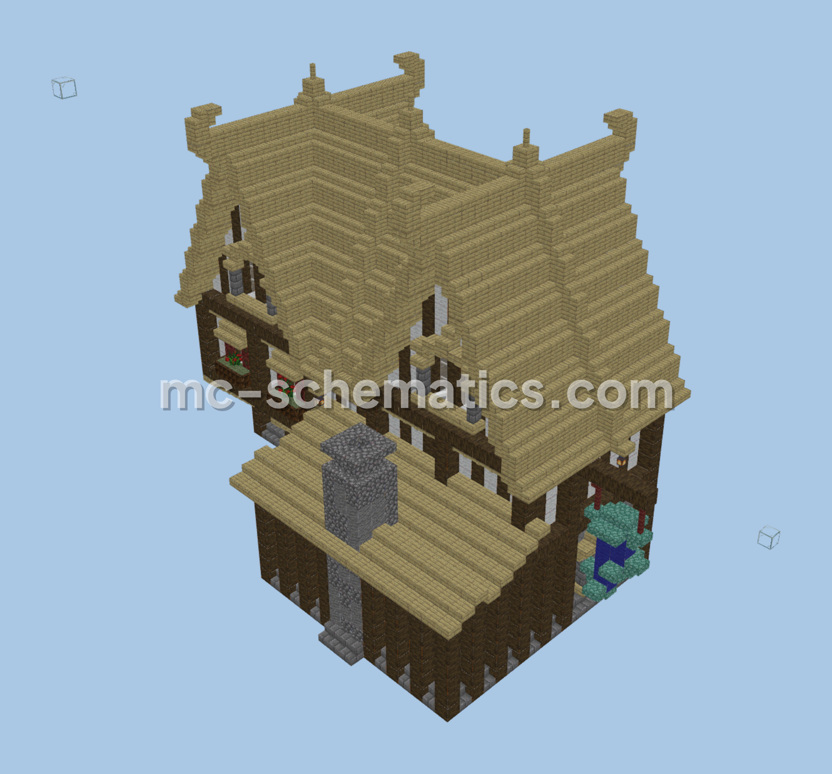 Small Medieval Tavern Minecraft schematic preview