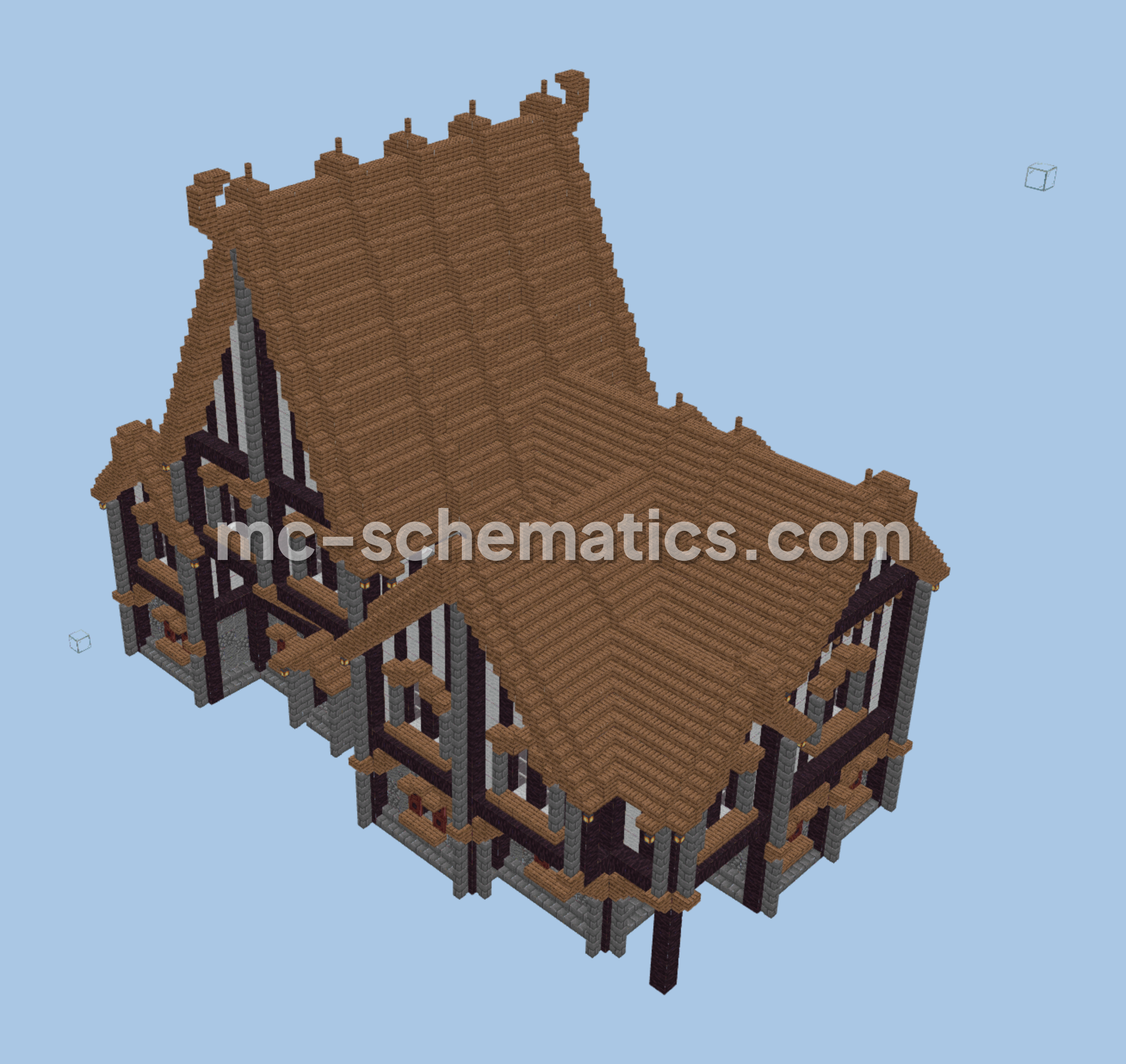 Medieval Town Building 12 Minecraft schematic preview