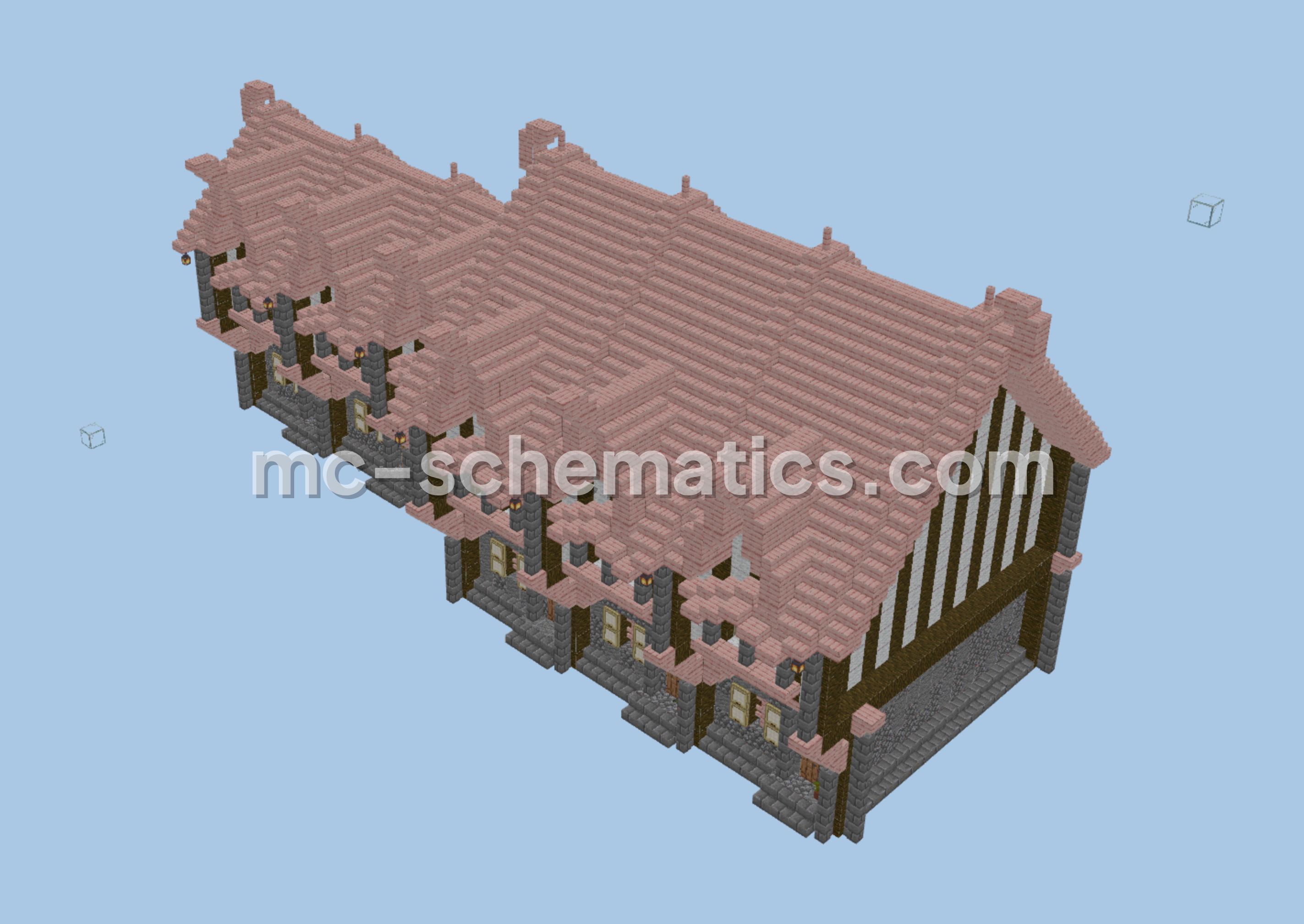 Medieval Town Building 7 Minecraft schematic preview